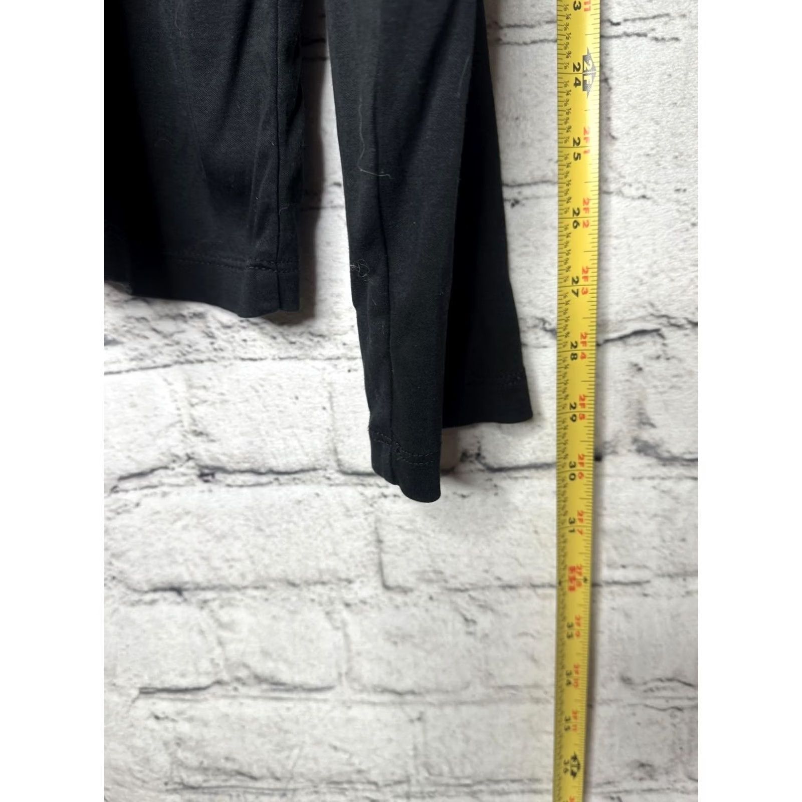 Banana Republic Banana Republic Men Shirt XL Black Long Sleeve Crew Neck Luxe Touch Performance Solid Shirt Size US XL / EU 56 / 4 - 4 Thumbnail