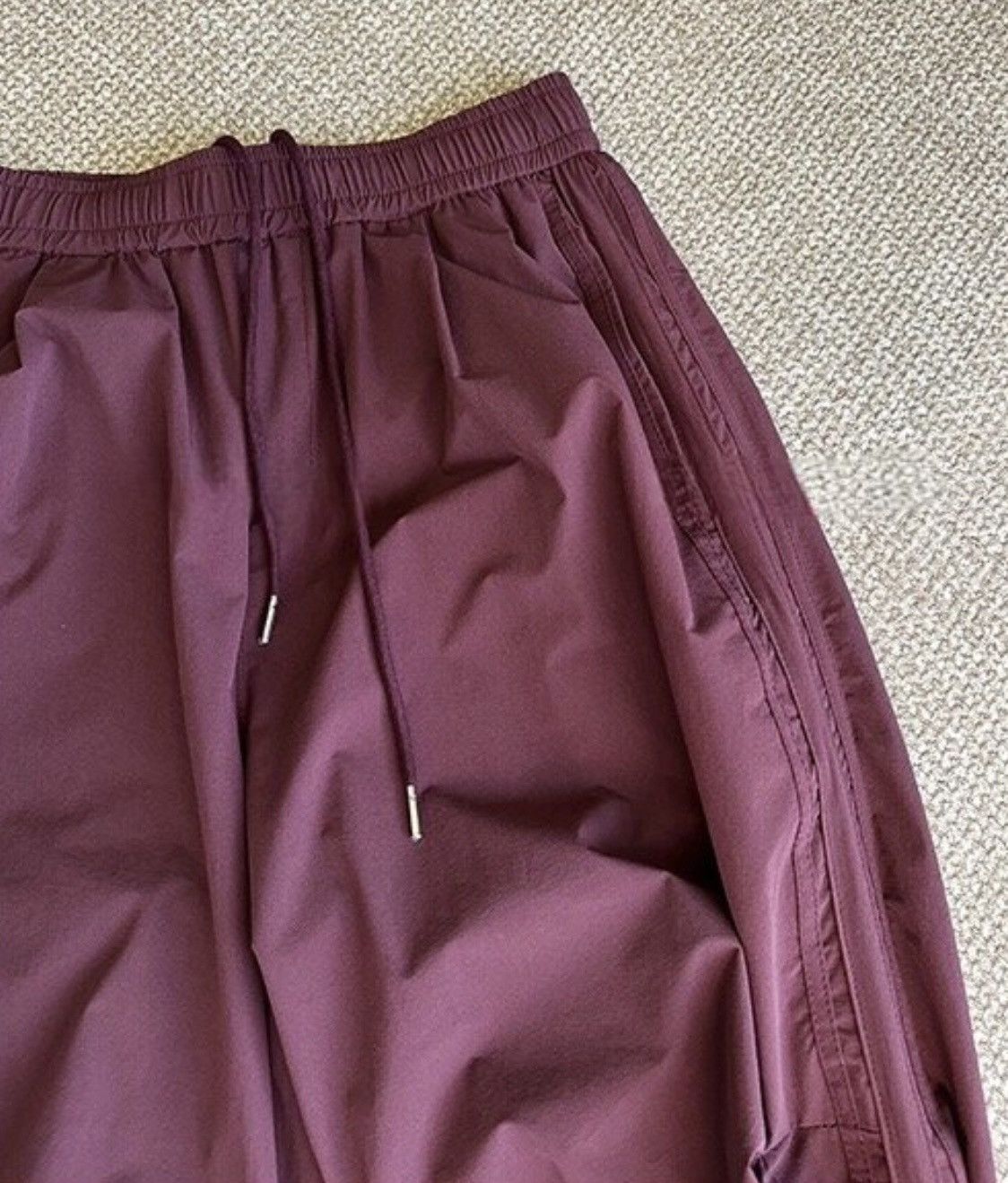 Japanese Brand × Vintage Retro y2k fashion cleanfit ruched pleated baggy pants Size US 34 / EU 50 - 7 Thumbnail