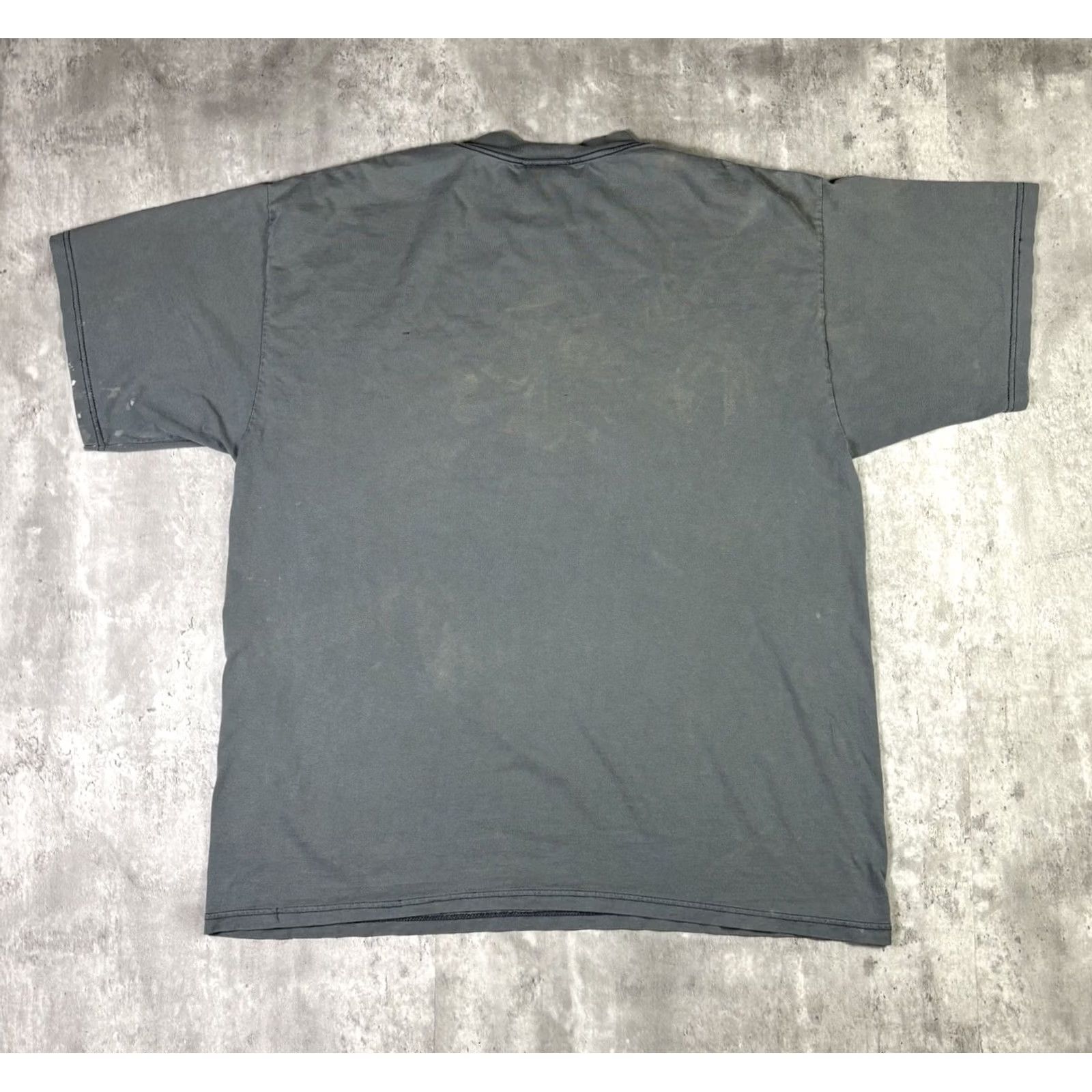 Vintage VINTAGE Rowan Promo T Shirt Blue Distressed 90s 2XL Mens Crew Neck Short Sleeve Cotton Size US XXL / EU 58 / 5 - 2 Thumbnail