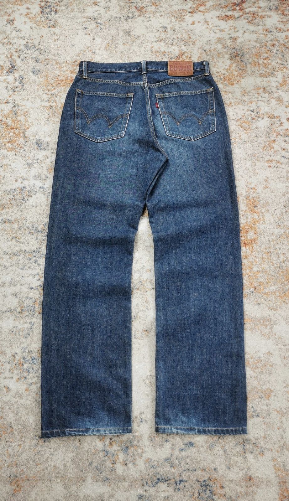 Edwin × Vintage Edwin 503 Regular Straight Jeans (LG101) Size US 32 / EU 48 - 1 Thumbnail