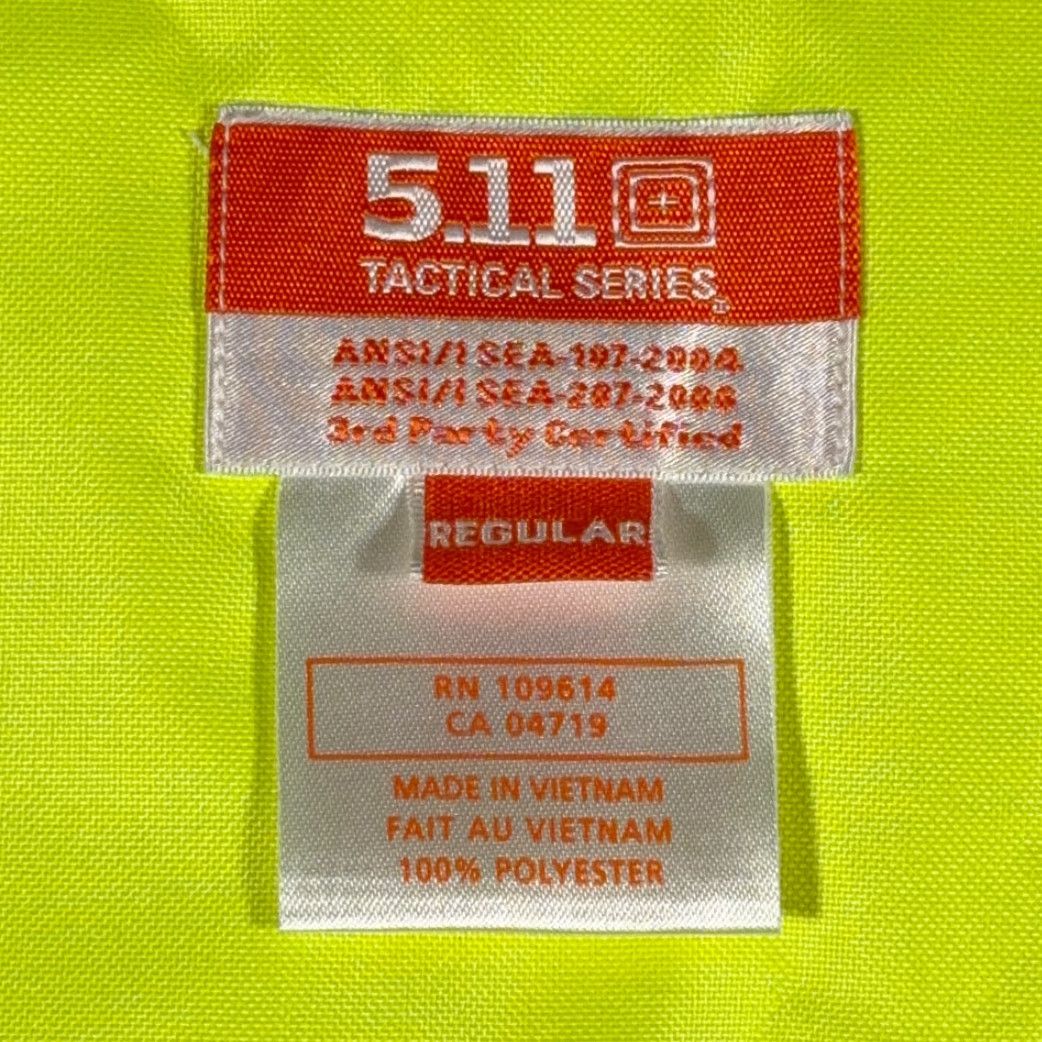 Vintage VINTAGE 511 Tactical Vest Adult LARGE Yellow Reflective Workwear Outdoor Size US L / EU 52-54 / 3 - 4 Thumbnail