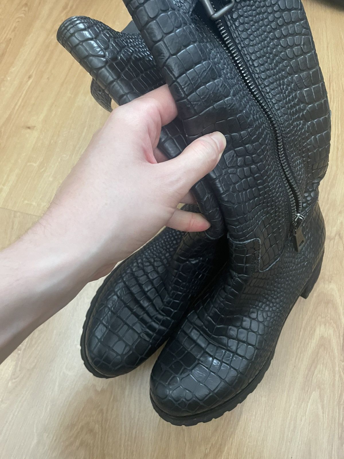 Prada Prada crocodile Boots Size US 8 / IT 38 - 3 Thumbnail