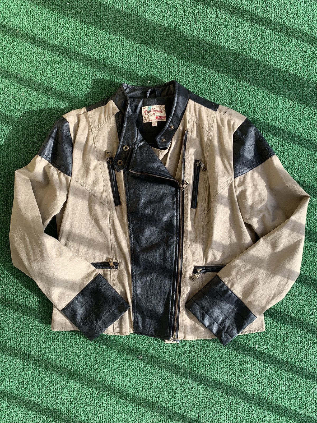 Vintage Vintage biker style jacket Size US S / EU 44-46 / 1 - 1 Thumbnail