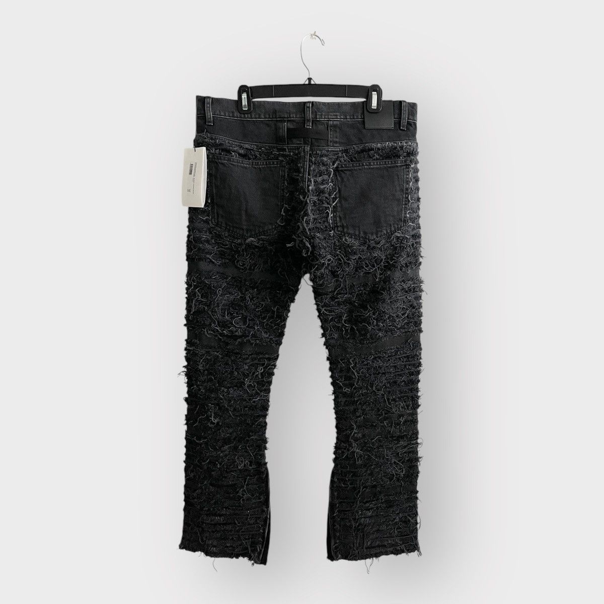 1017 ALYX 9SM 1017 Alyx 9sm X Blackmeans Distressed Flare Denim Jeans Size US 34 / EU 50 - 2 Thumbnail