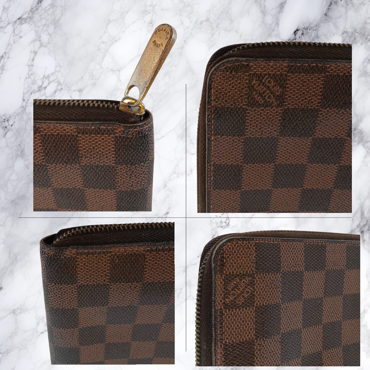 Louis Vuitton Louis Vuitton Damier Ebene Zippy Wallet Size ONE SIZE - 12 Thumbnail