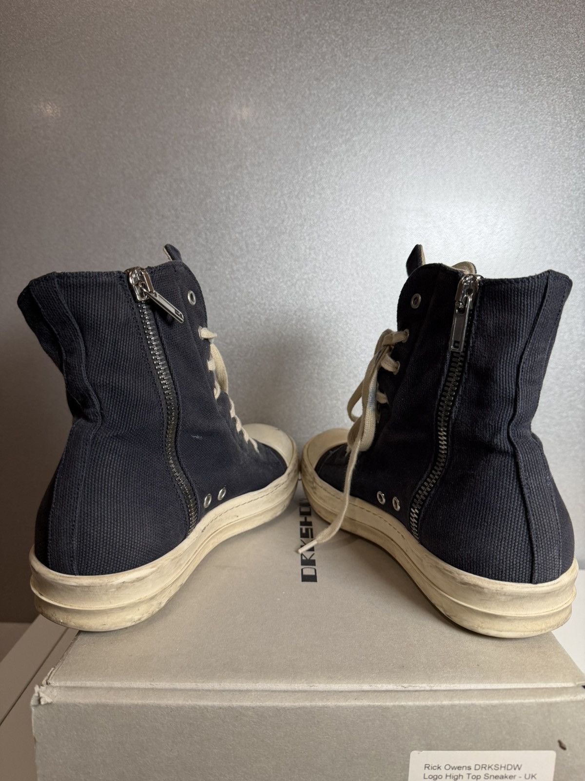 Rick Owens Rick Owens DRKSHDW Ramones Navy Size US 9 / EU 42 - 5 Thumbnail