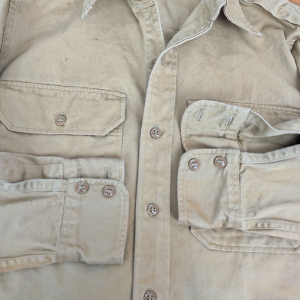 Vintage True Vintage Khaki US Army Shirt Size US S / EU 44-46 / 1 - 3 Thumbnail