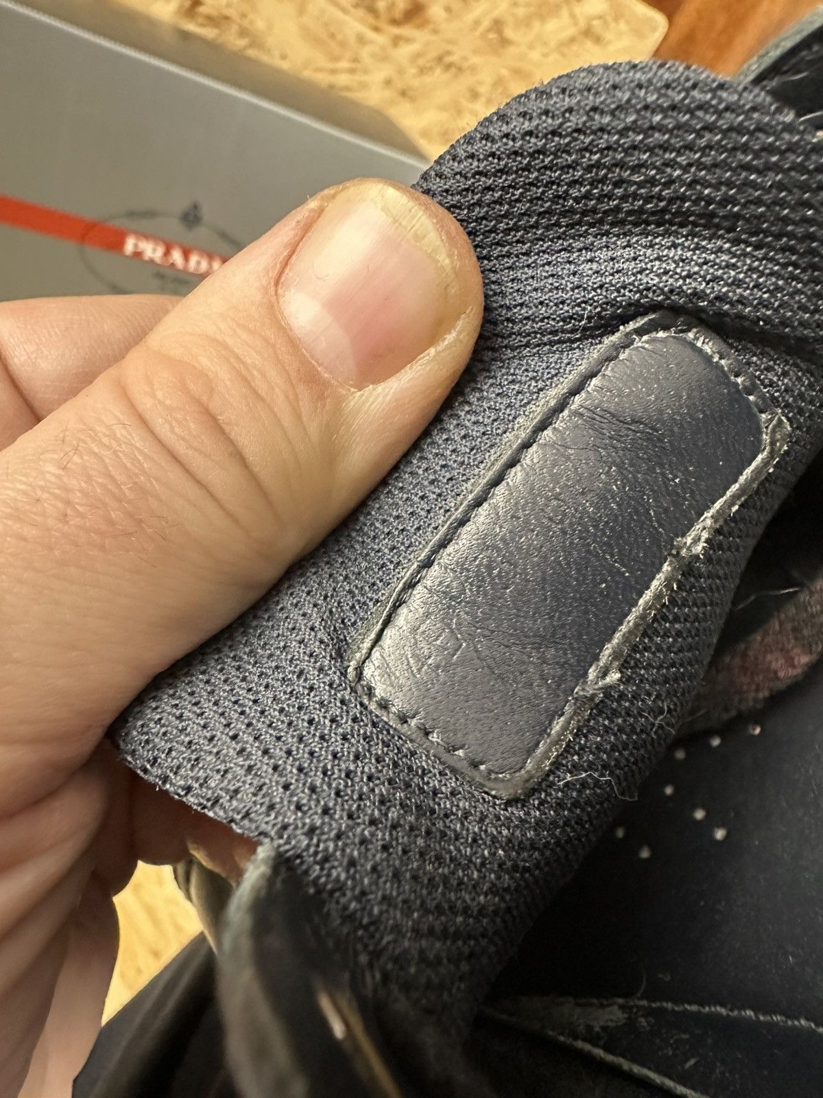 Prada Prada sneakers size 9,5 dark blue Size US 9.5 / EU 42-43 - 8 Thumbnail