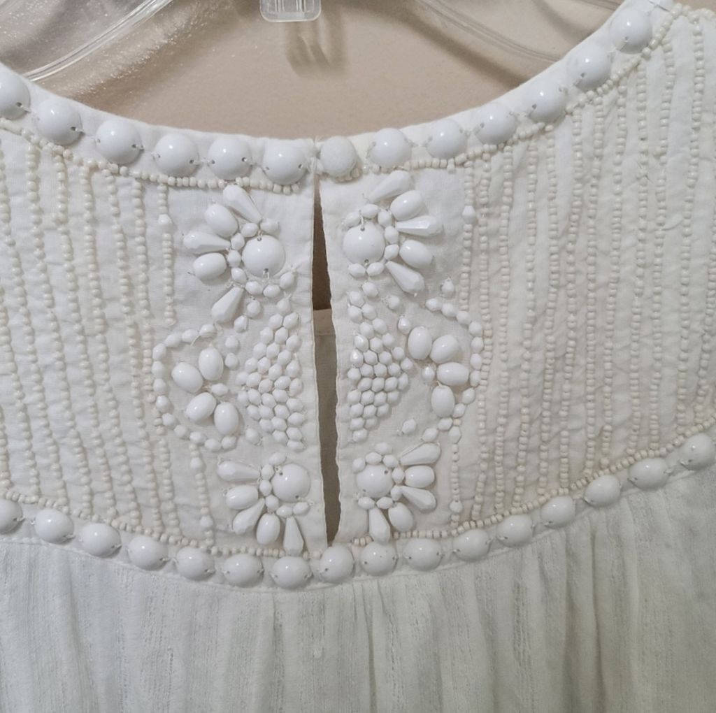 Anthropologie Anthropologie Moulinette Soeurs Vêtements Beaded Tank Size XS / US 0-2 / IT 36-38 - 10 Thumbnail