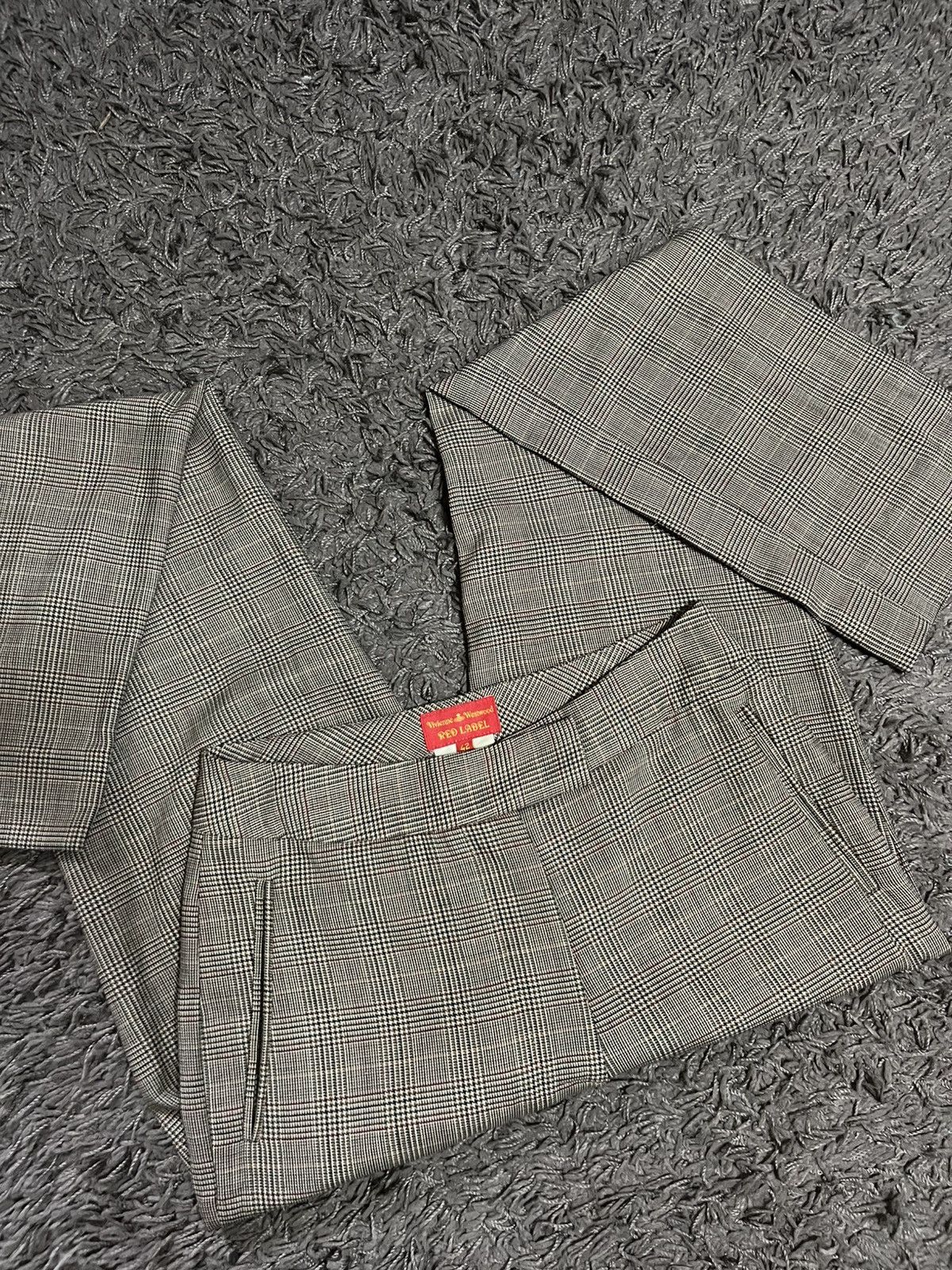 Vivienne Westwood 1980s Worlds end glen plaid belt loop #I Size US 27 - 10 Thumbnail