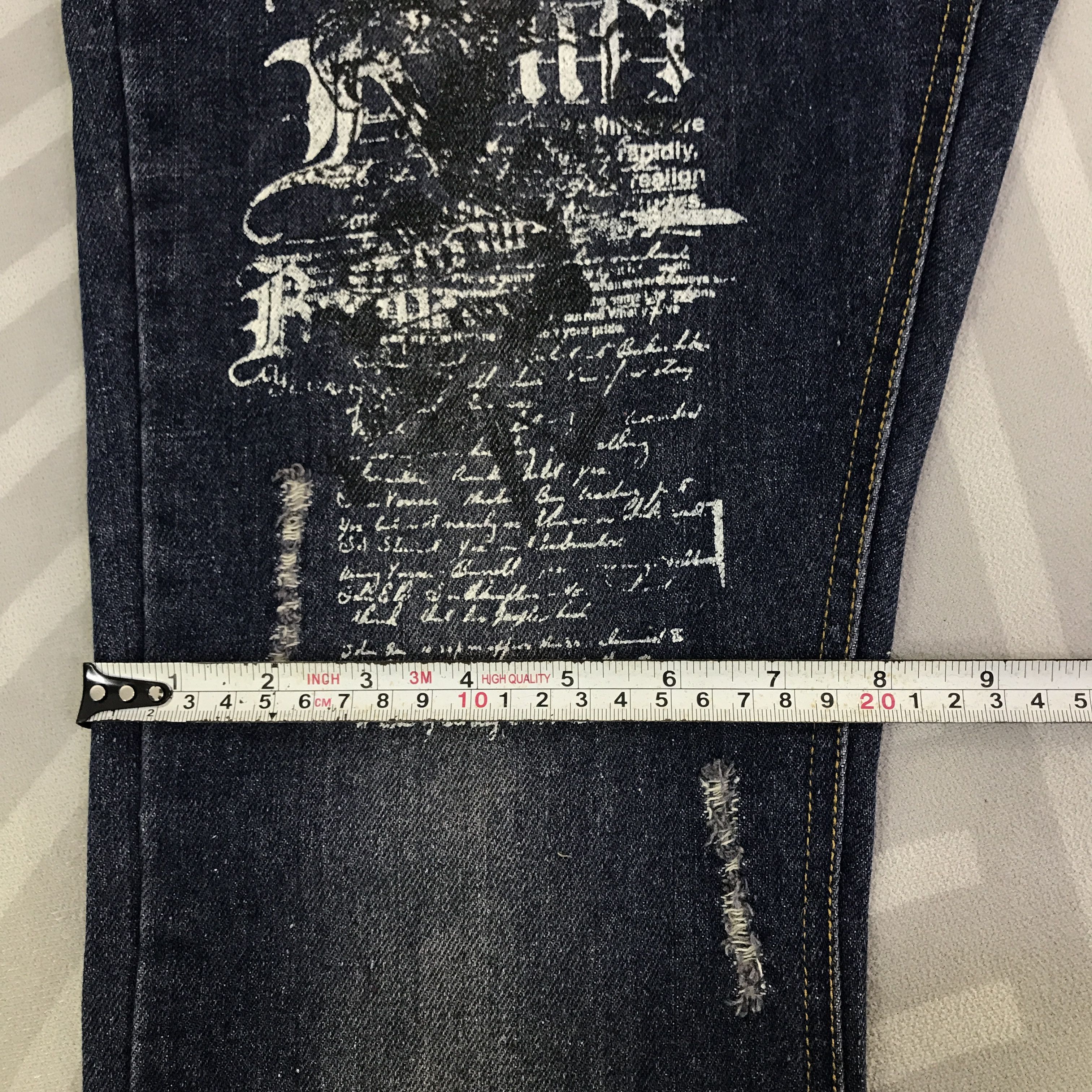 In The Attic Vintage In The Attic Japan Punk Jeans denim pantsK118B14 Size US 30 / EU 46 - 10 Thumbnail