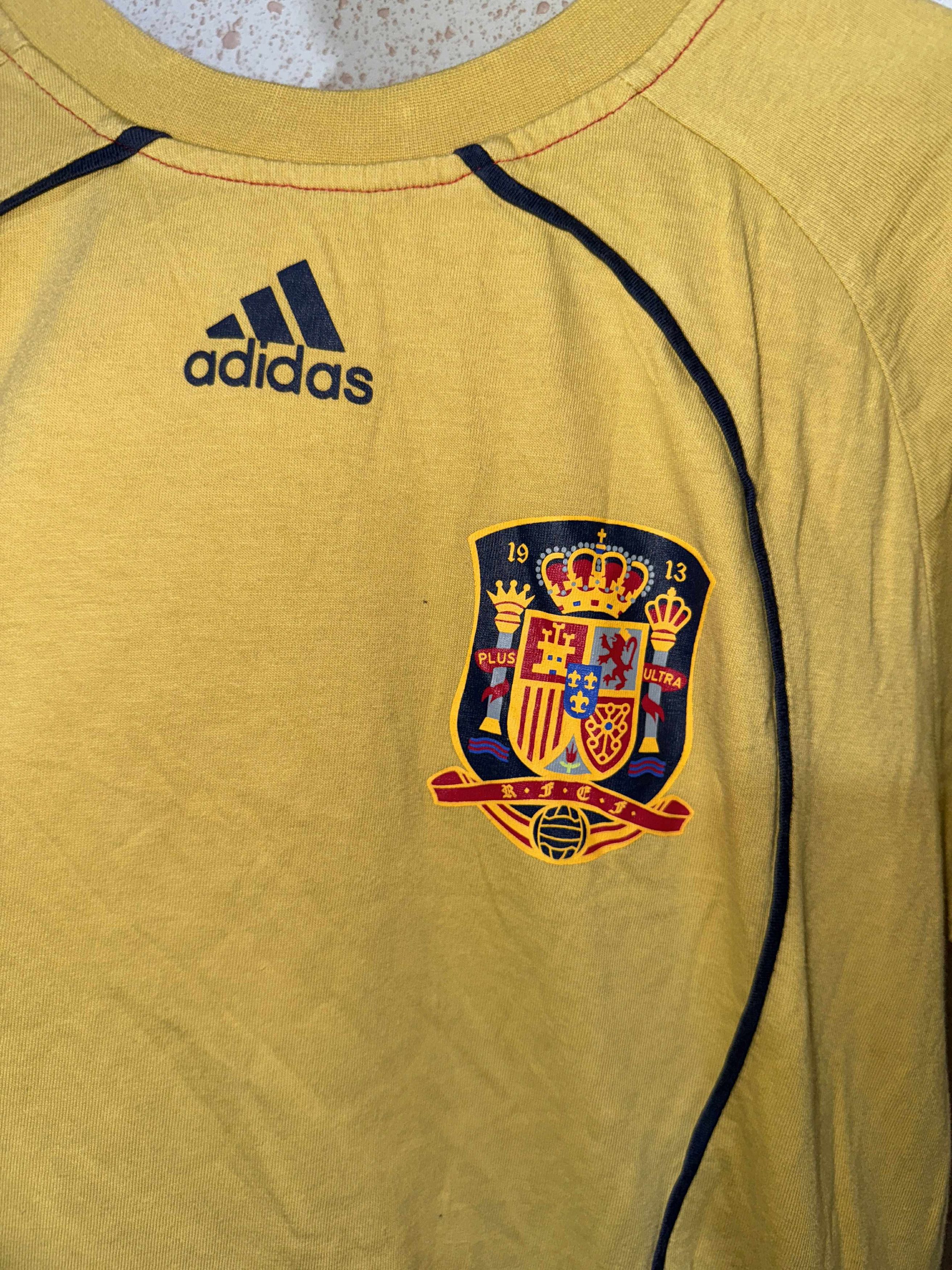 Adidas Spain 2008/09 Special Football Cotton t-Shirt double face Size US S / EU 44-46 / 1 - 4 Thumbnail