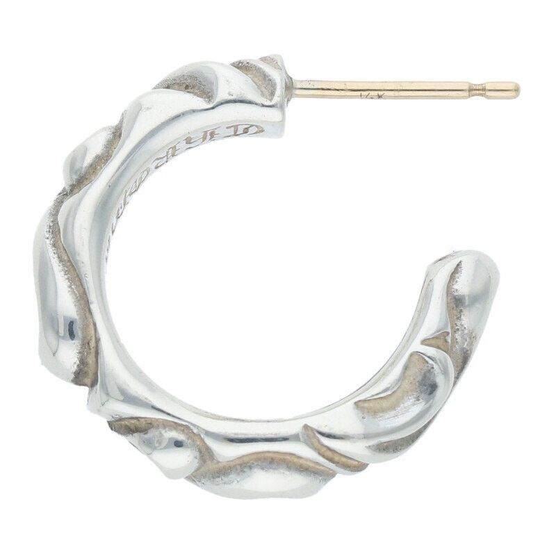 (。・ω・。)専用CHROME HEARTS HOOP SCROLL Chrome Hearts クロムハーツ メンズシルバーピアス EARRING HOOP