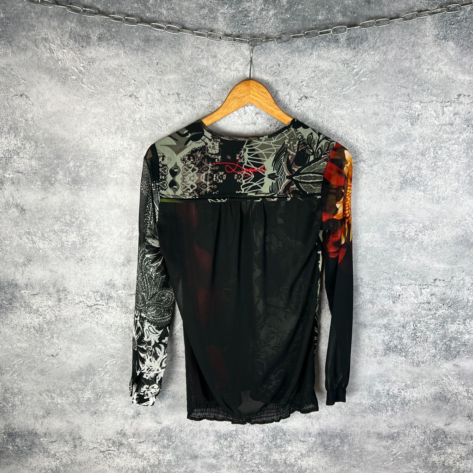 Desigual Desigual Blouse Women's Size S Multicolor Long Sleeve ` Size S / US 4 / IT 40 - 5 Thumbnail