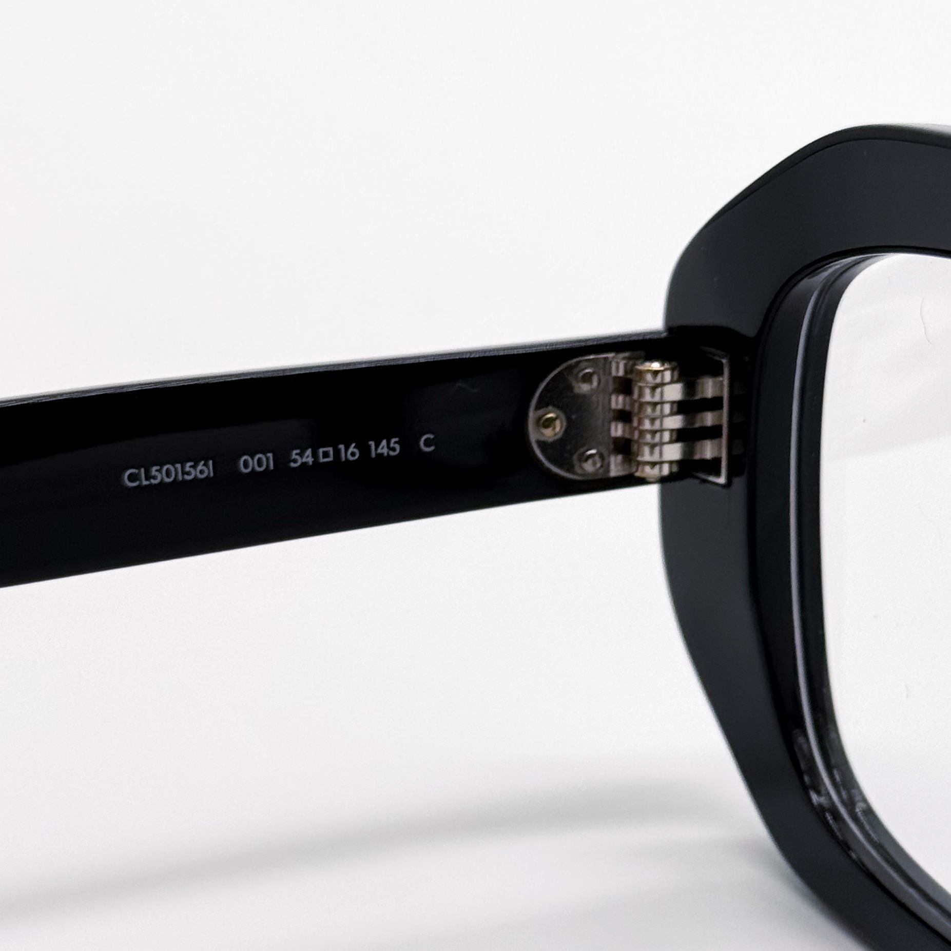 Celine NEW CL50156I 001, BLACK GEOMETRIC EYEGLASSES CELINE Size ONE SIZE - 7 Thumbnail