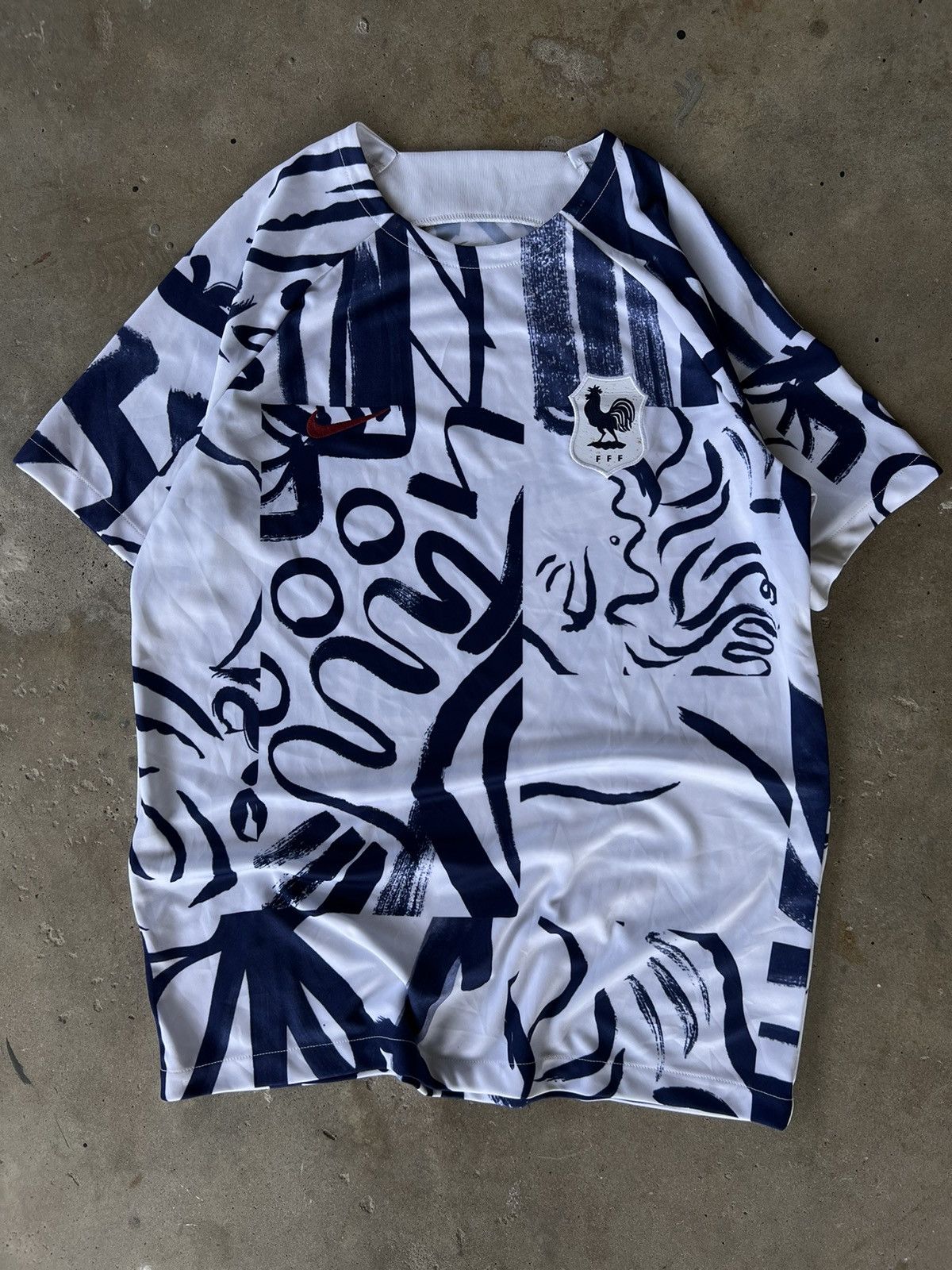 Nike × Vintage Nike France 🇫🇷 National Soccer Futbol Jersey Kit Size US L / EU 52-54 / 3 - 1 Thumbnail