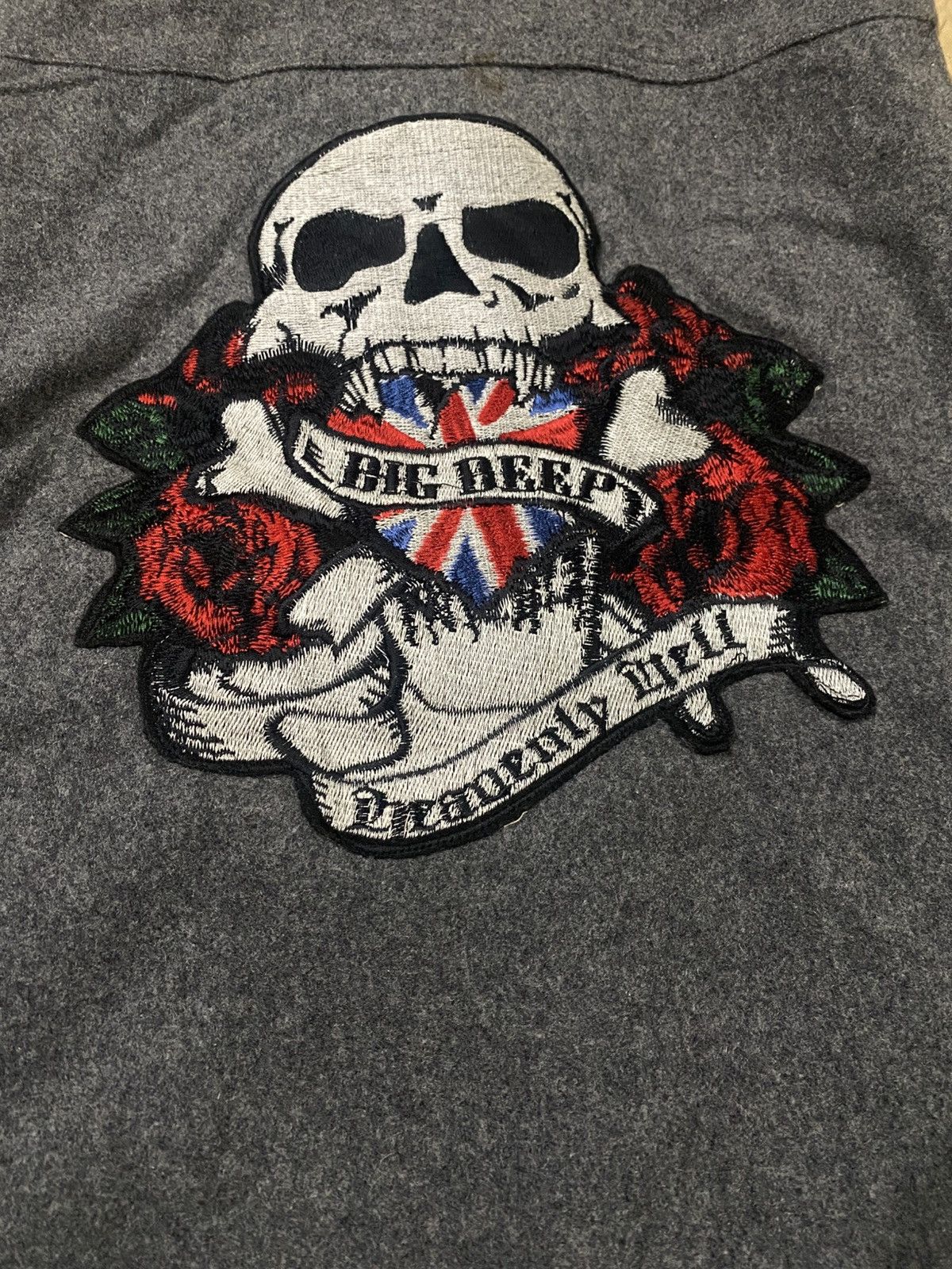 Johnbull Vintage Johnbull Embroidery Back Skull Patch Varsity Jacket Size US S / EU 44-46 / 1 - 5 Thumbnail