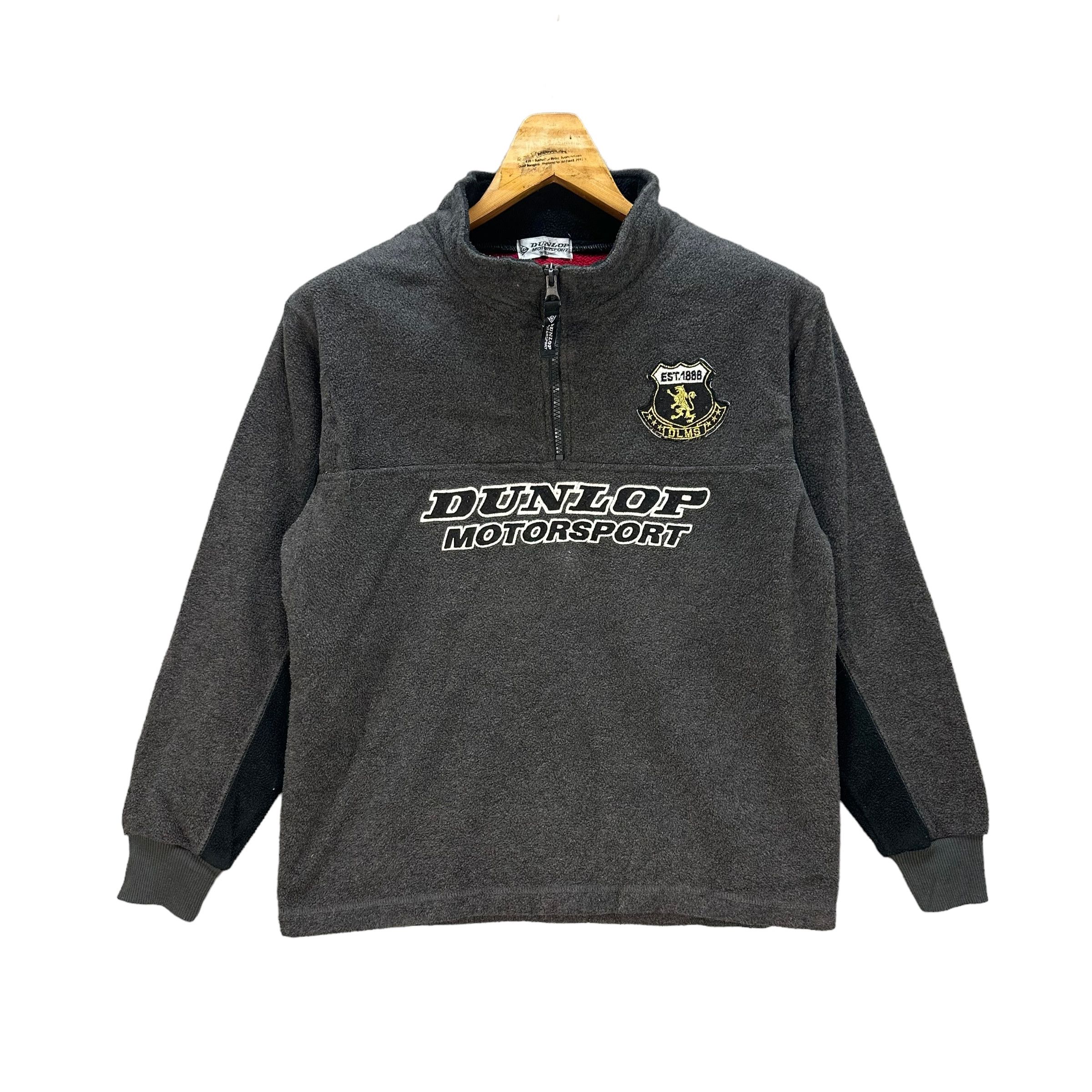 Dunlop DUNLOP EMBROIDERY BIG LOGO HALF ZIP FLEECE #8978-44 Size US S / EU 44-46 / 1 - 1 Thumbnail