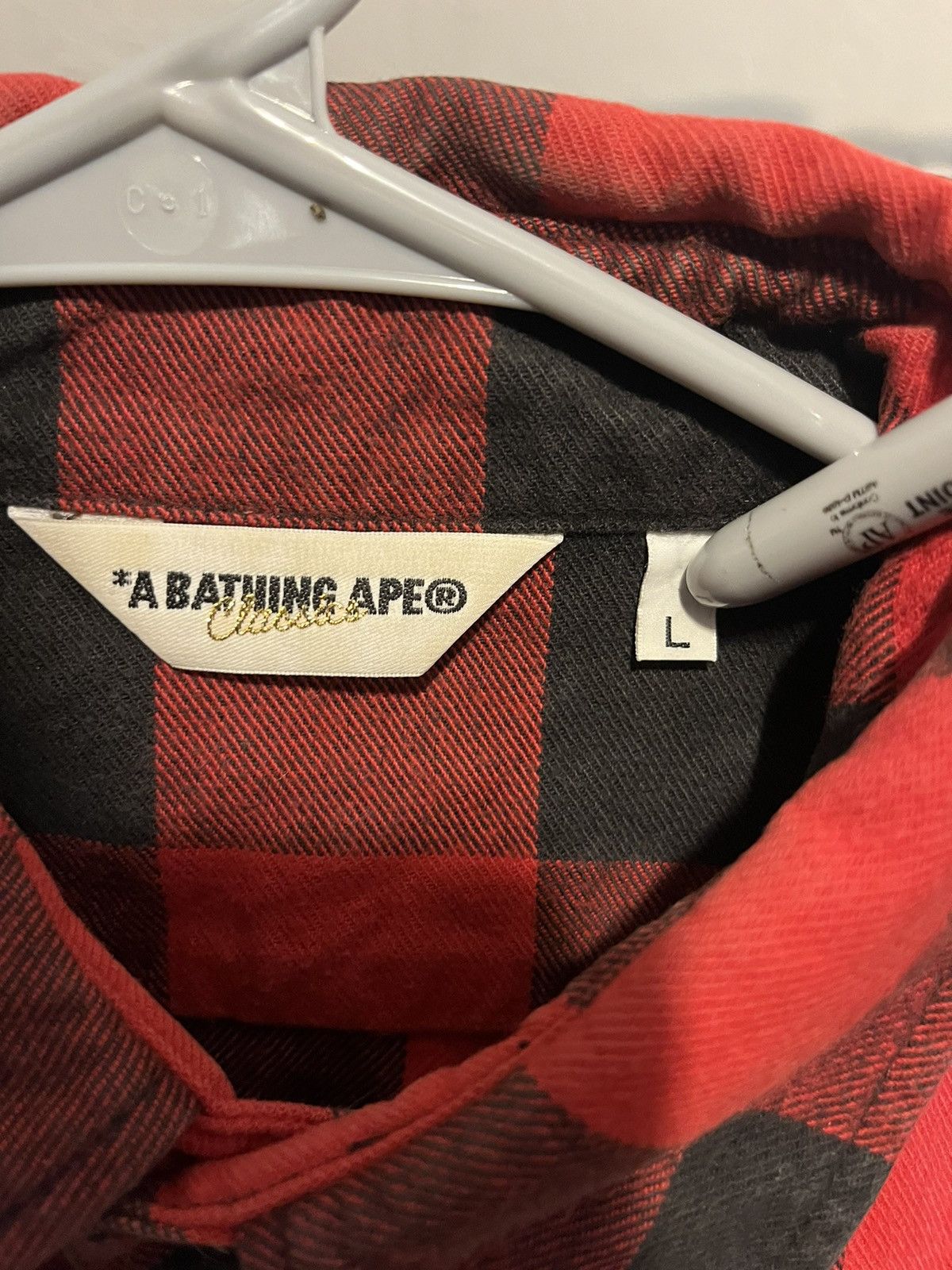 Bape Plaid Button Up Shirt Size US L / EU 52-54 / 3 - 3 Thumbnail