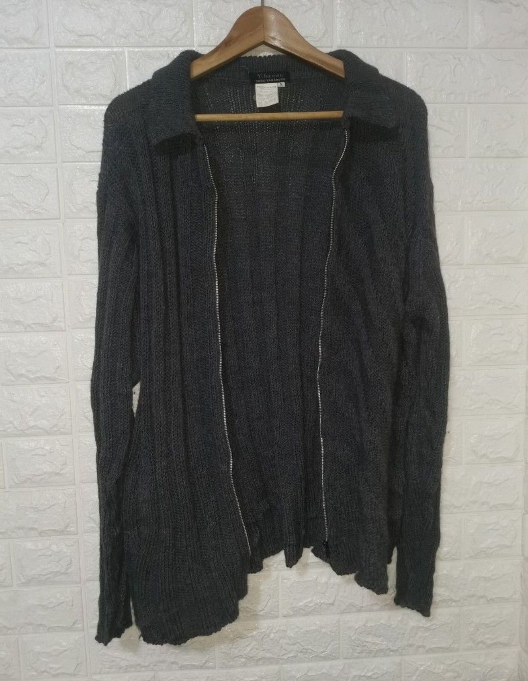 Japanese Brand × Yohji Yamamoto y's for men yohji yamamoto zipped sweater 90's Size US M / EU 48-50 / 2 - 9 Thumbnail