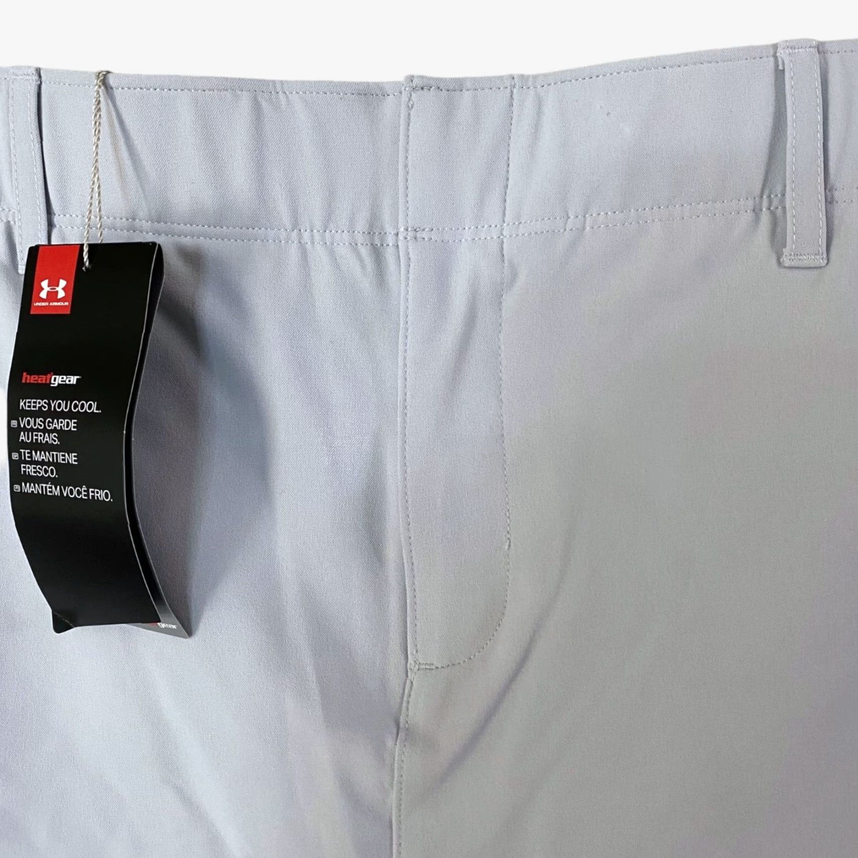 Under Armour Under Armour Woven Golf Skirt Gray White Women's M Athletic Activewear New Skort Short Pockets Elastic Waist Lined Stretch All Seasons Size 32" / US 10 / IT 46 - 6 Thumbnail