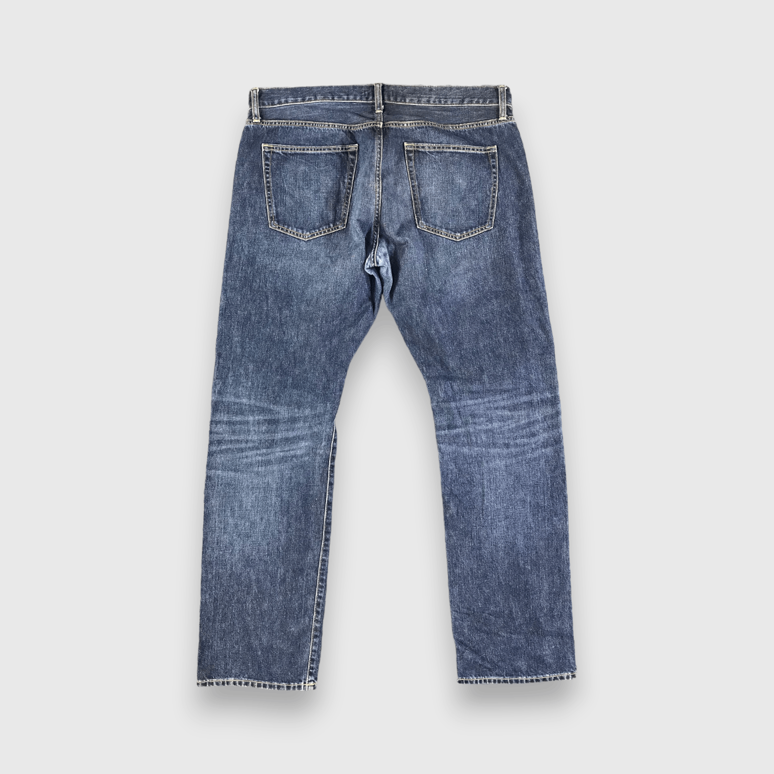 Japanese Brand Uniqlo Selvedge Jeans Blue Wash Denim -J2808 Size US 38 / EU 54 - 2 Thumbnail