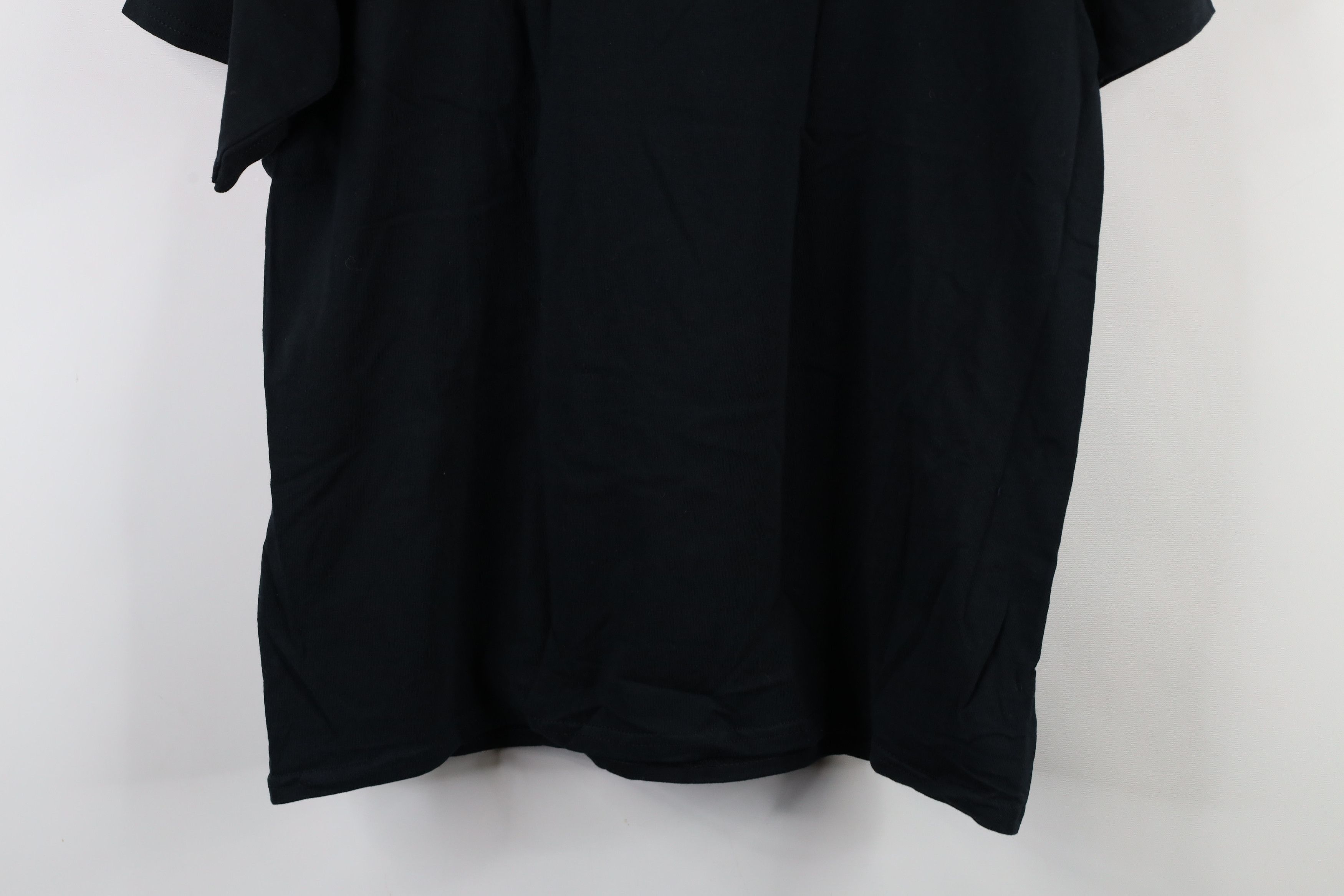 Vintage Vintage 90s Streetwear Heavyweight Cotton T-Shirt Black Size US L / EU 52-54 / 3 - 9 Thumbnail