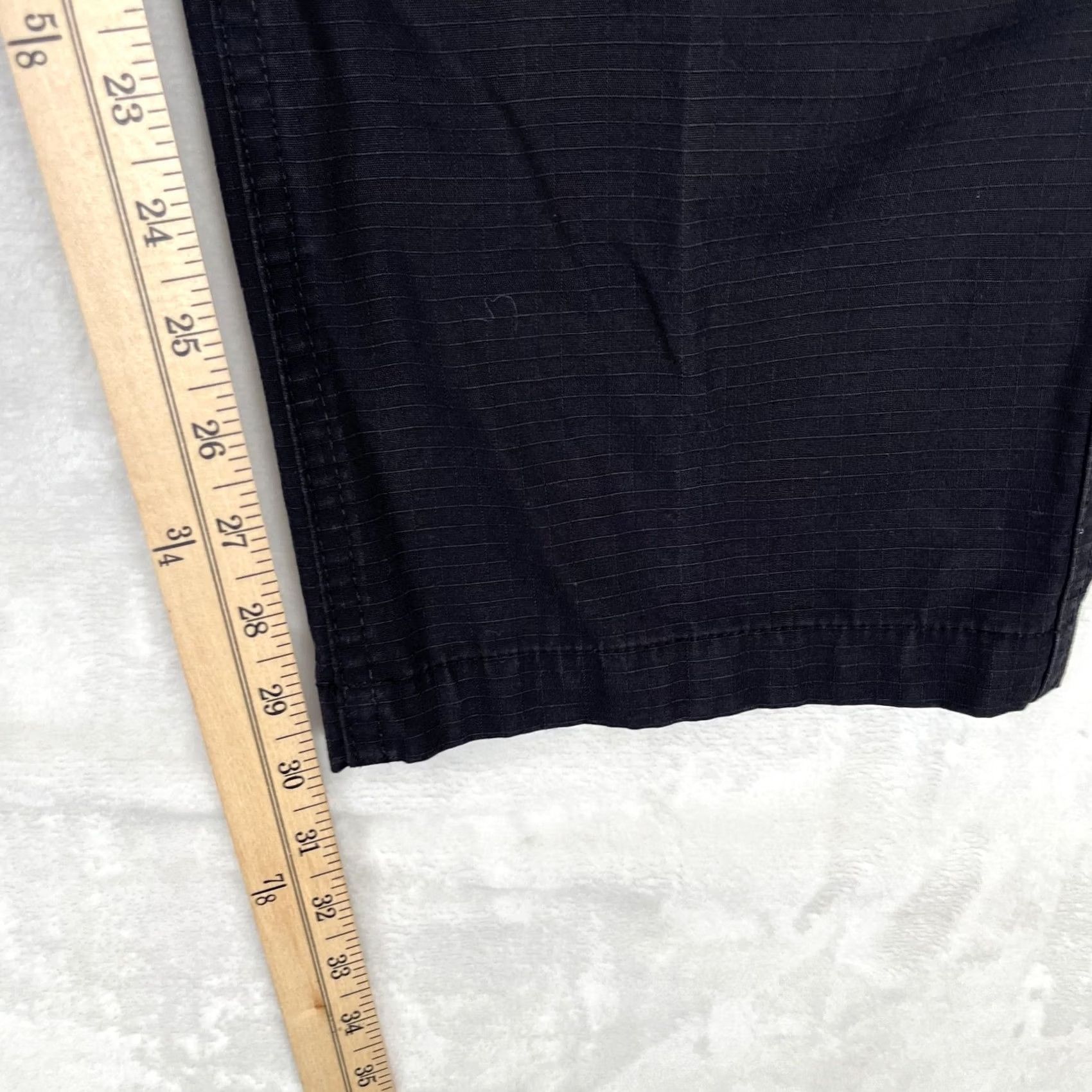 Vintage Free Soldier Mens Pants Black Cargo 34x30 Relaxed Fit Ripstop Pocket Utility Workwear Outdoor Size US 34 / EU 50 - 4 Thumbnail