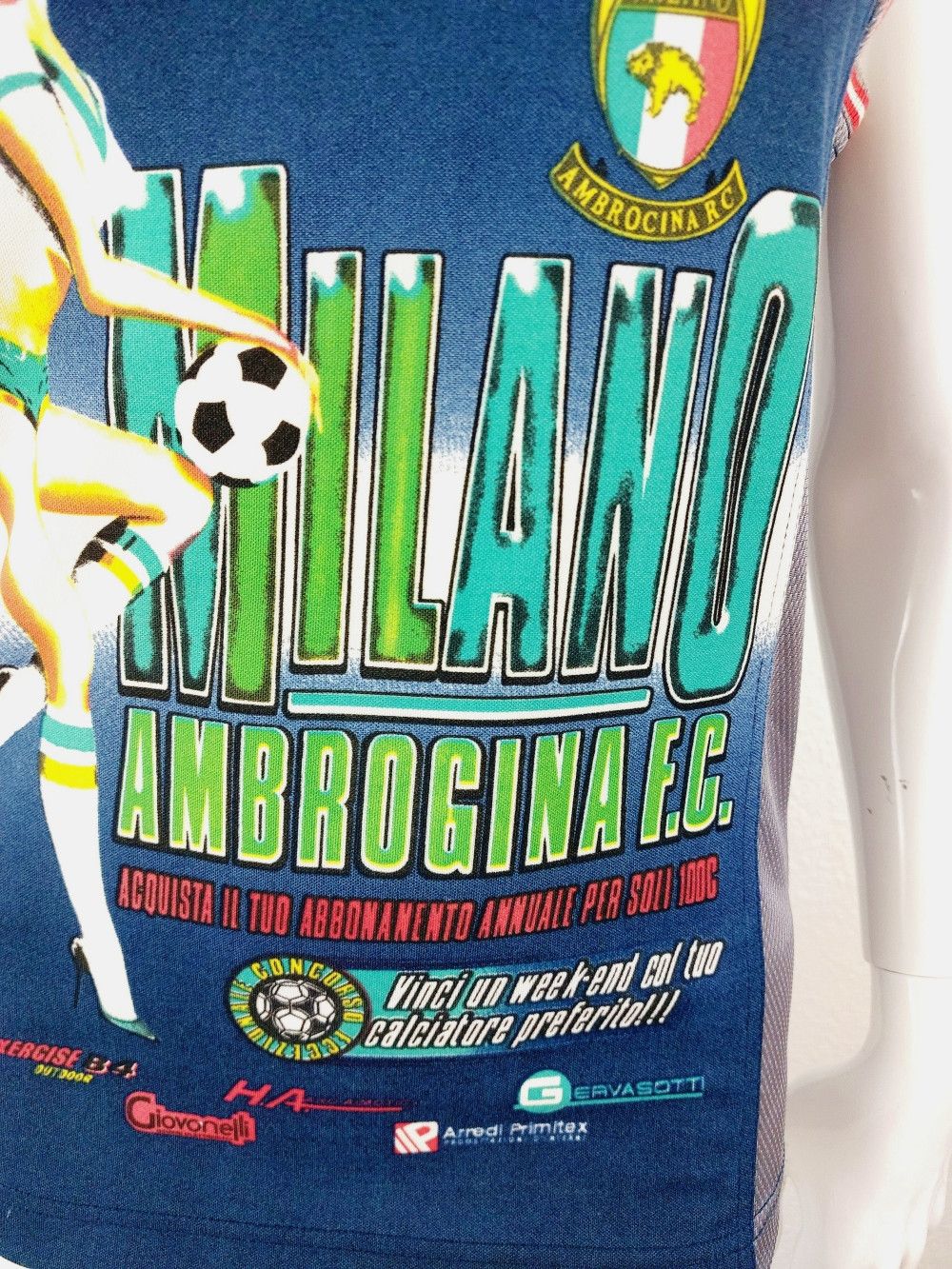 Dolce & Gabbana Dolce and Gabbana Football Championship Milano FC T-Shirt Size US XS / EU 42 / 0 - 6 Thumbnail