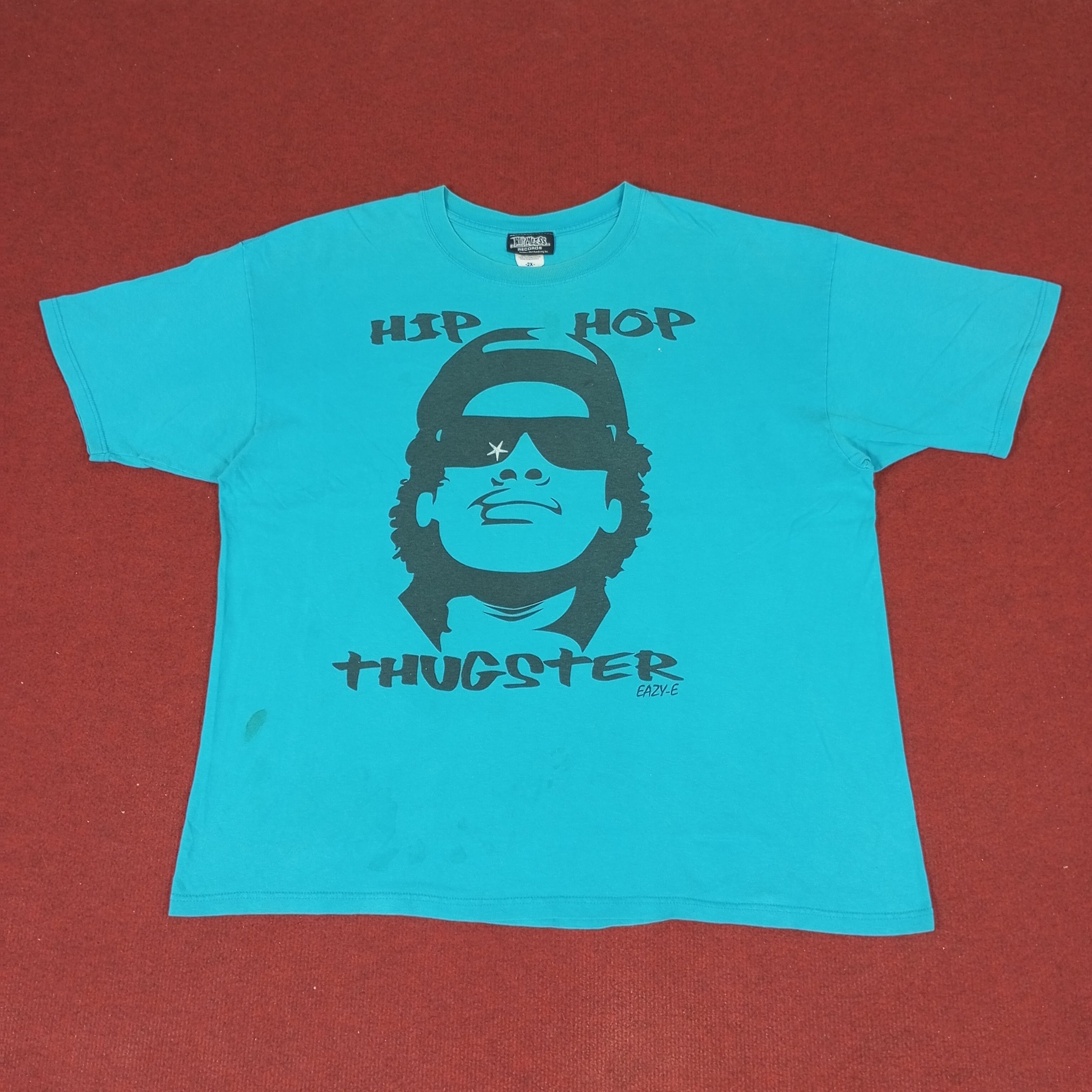 Rap Tees × Vintage Hip Hop Thugster Rapper Music Style Streetwear Tshirt Size US XXL / EU 58 / 5 - 1 Thumbnail
