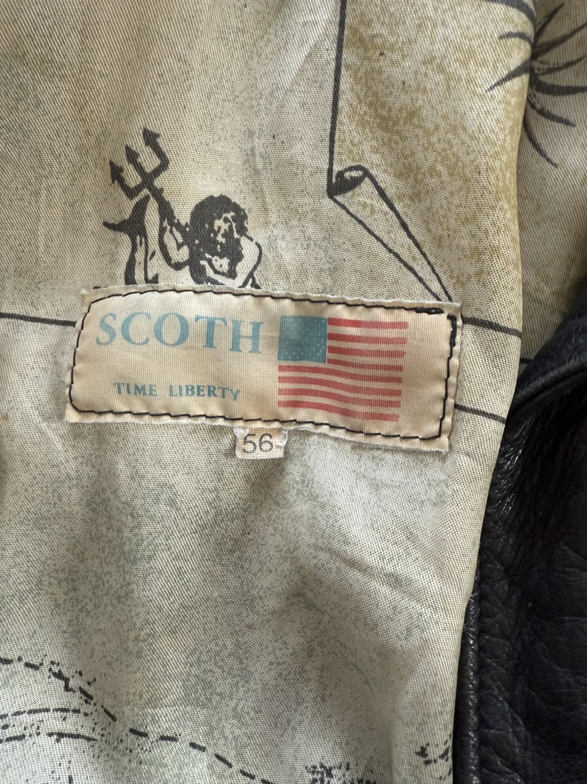 Schott VINTAGE Italian made bootleg schott jacket Size US L / EU 52-54 / 3 - 3 Thumbnail