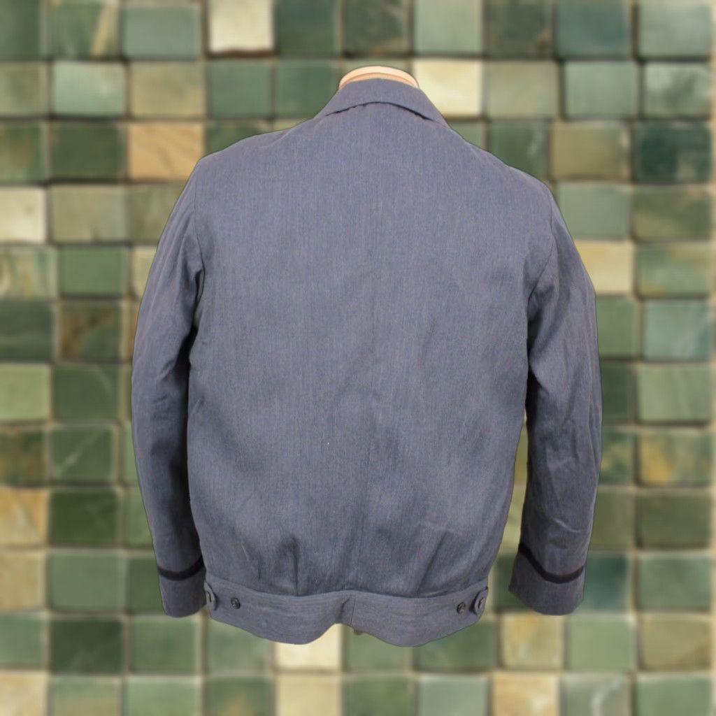 Vintage VTG NOS 70s Postal Carrier Jacket Blue US Nylon 38 Long Mens Mens Medium 1970s Mail Jacket Size US XXS / EU 40 - 1 Thumbnail