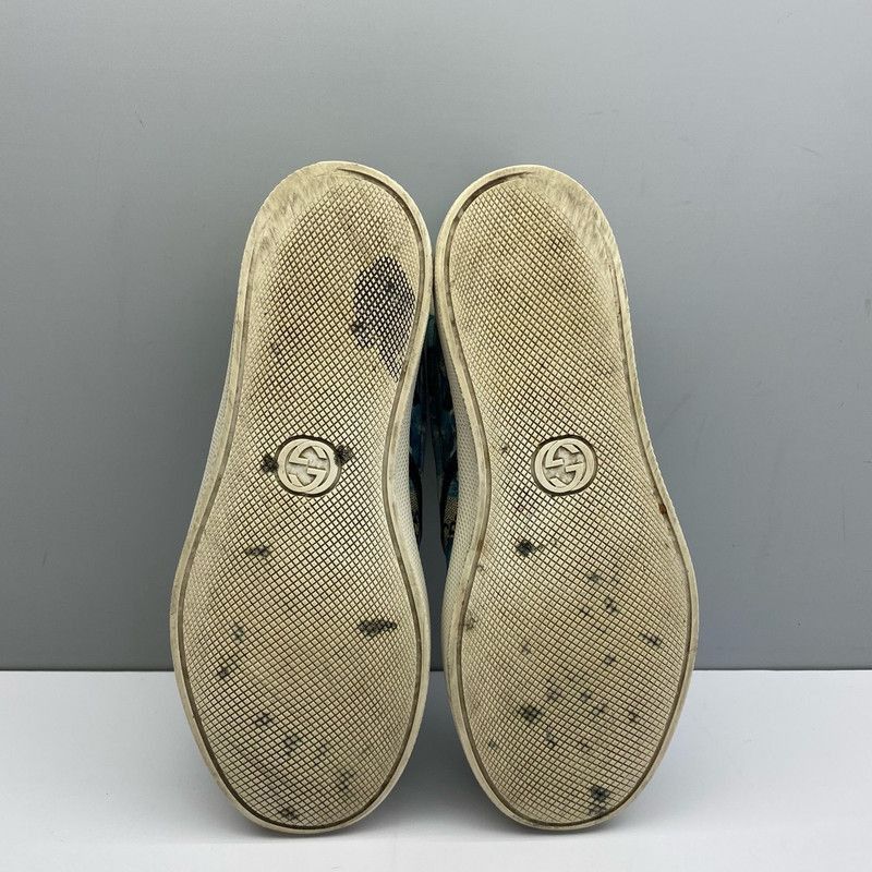 Gucci Gucci GG Supreme Canvas Floral Slip-On Sneakers Size US 8.5 / EU 41-42 - 4 Thumbnail