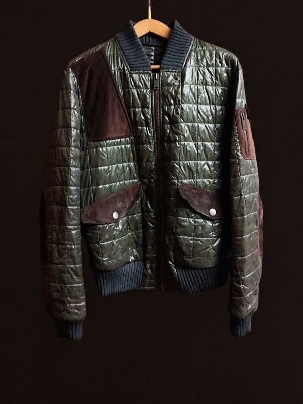 Gucci Gucci Quilted Nylon Bomber w/ Leather Details, Late 2000s Size US L / EU 52-54 / 3 - 13 Thumbnail