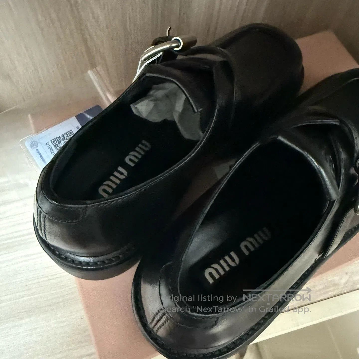 Miu Miu MiuMiu Retro Loafers Size 37.5. Size US 6.5 / IT 36.5 - 5 Thumbnail