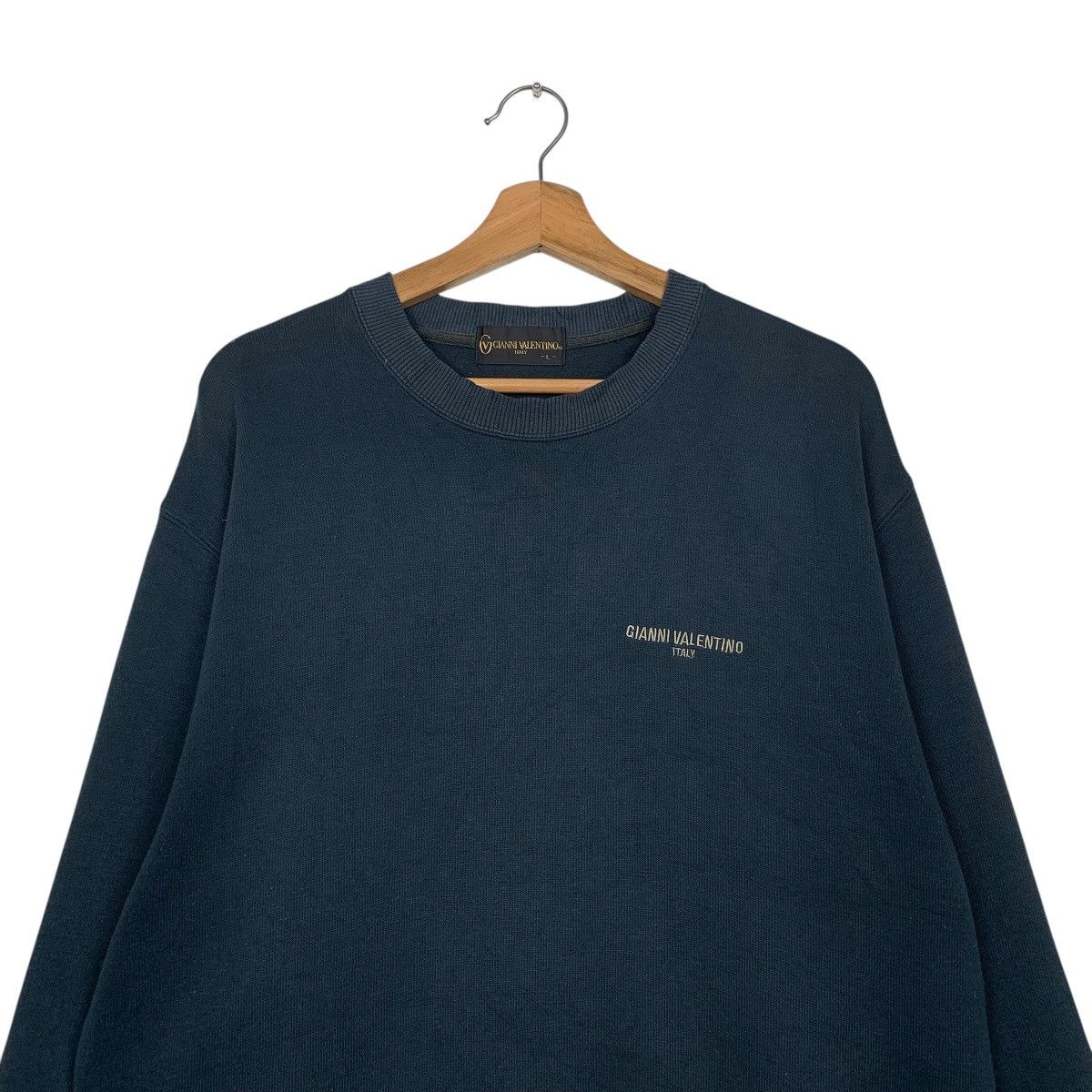 Japanese Brand Gianni Valentino Crewneck Sweatshirt Size US L / EU 52-54 / 3 - 3 Thumbnail