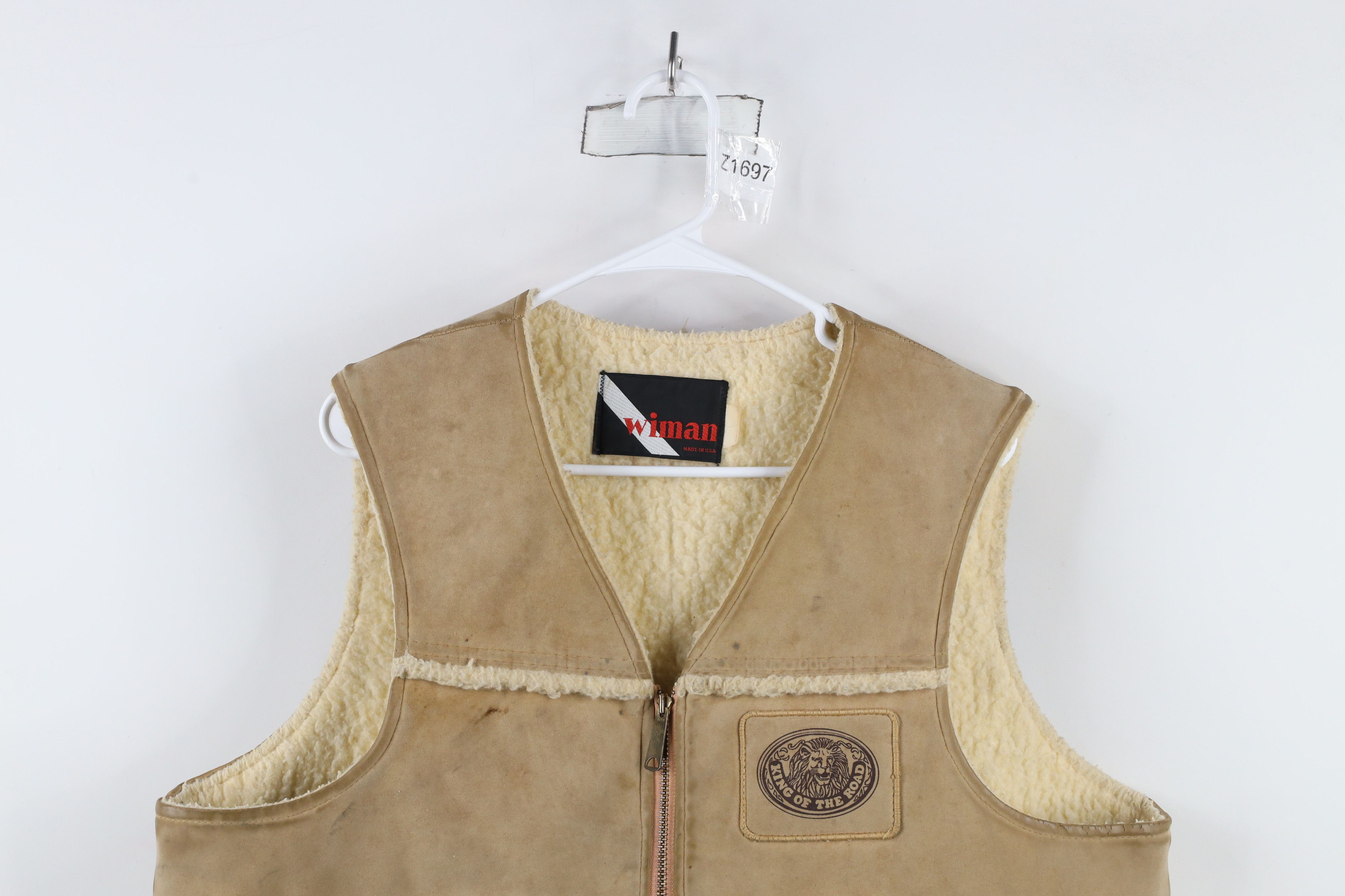 Vintage Vintage 70s Shearling Lined King of the Road Vest Jacket USA Size US L / EU 52-54 / 3 - 2 Thumbnail
