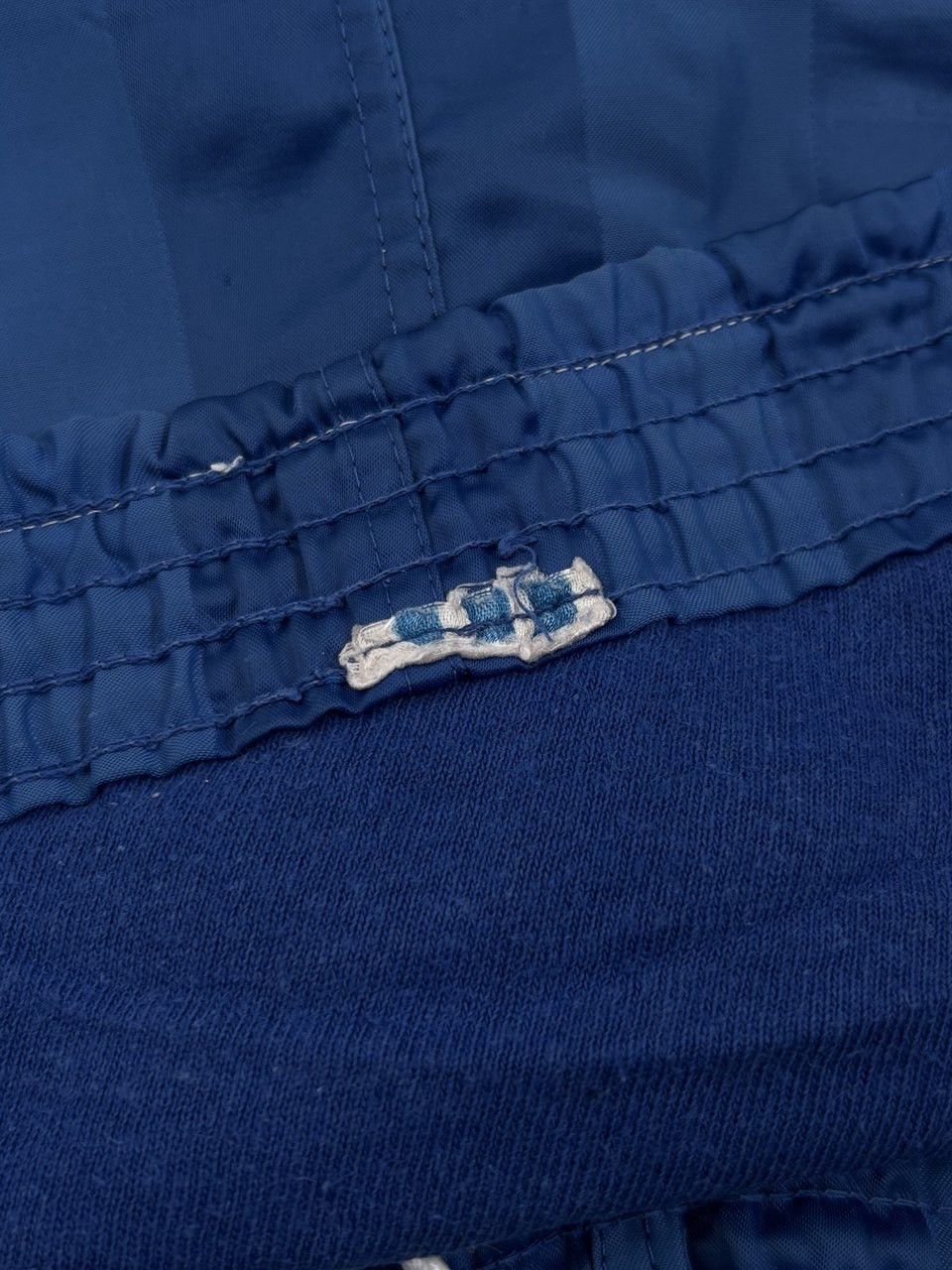 Adidas Vintage 1980's Adidas West Germany Striped Nylon Shorts Blue Size US 36 / EU 52 - 15 Thumbnail