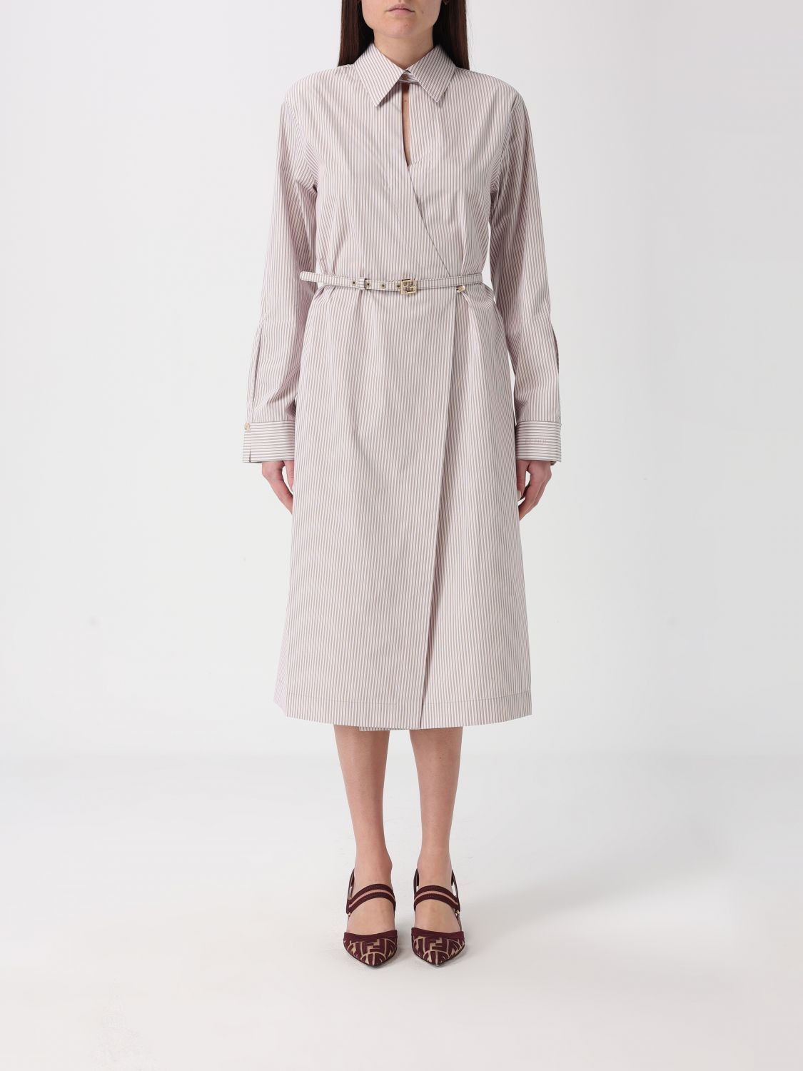 Fendi Fendi Dress Woman Milk Size S / US 4 / IT 40 - 1 Thumbnail