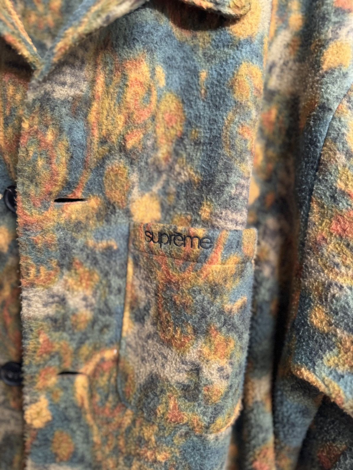 Supreme × Vintage Rare supreme button up fleece Size US XL / EU 56 / 4 - 3 Thumbnail