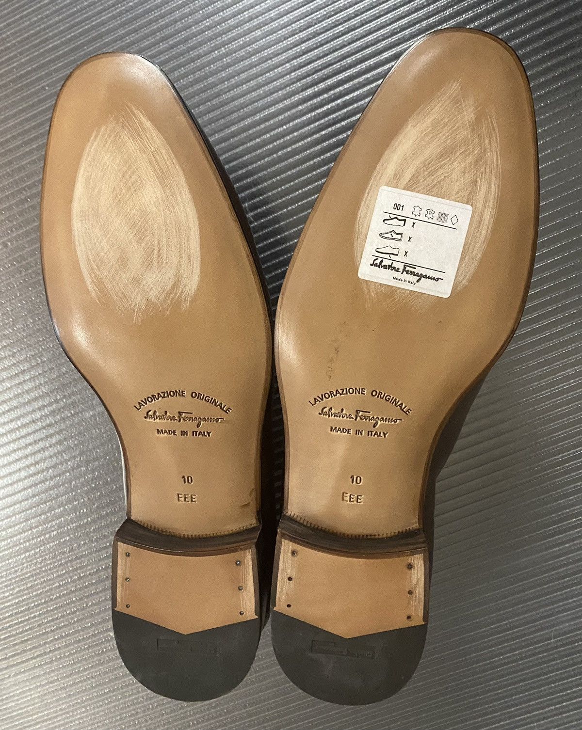 Salvatore Ferragamo Ferragamo 🇮🇹 Rodeo Calf Andy Warhol Shearling Derby 10 EE NEW Size US 10 / EU 43 - 10 Thumbnail