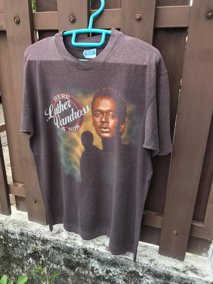 Band Tees × Hanes × Vintage Vintage Luther Vandeross World Tour 1990 Size US L / EU 52-54 / 3 - 2 Thumbnail