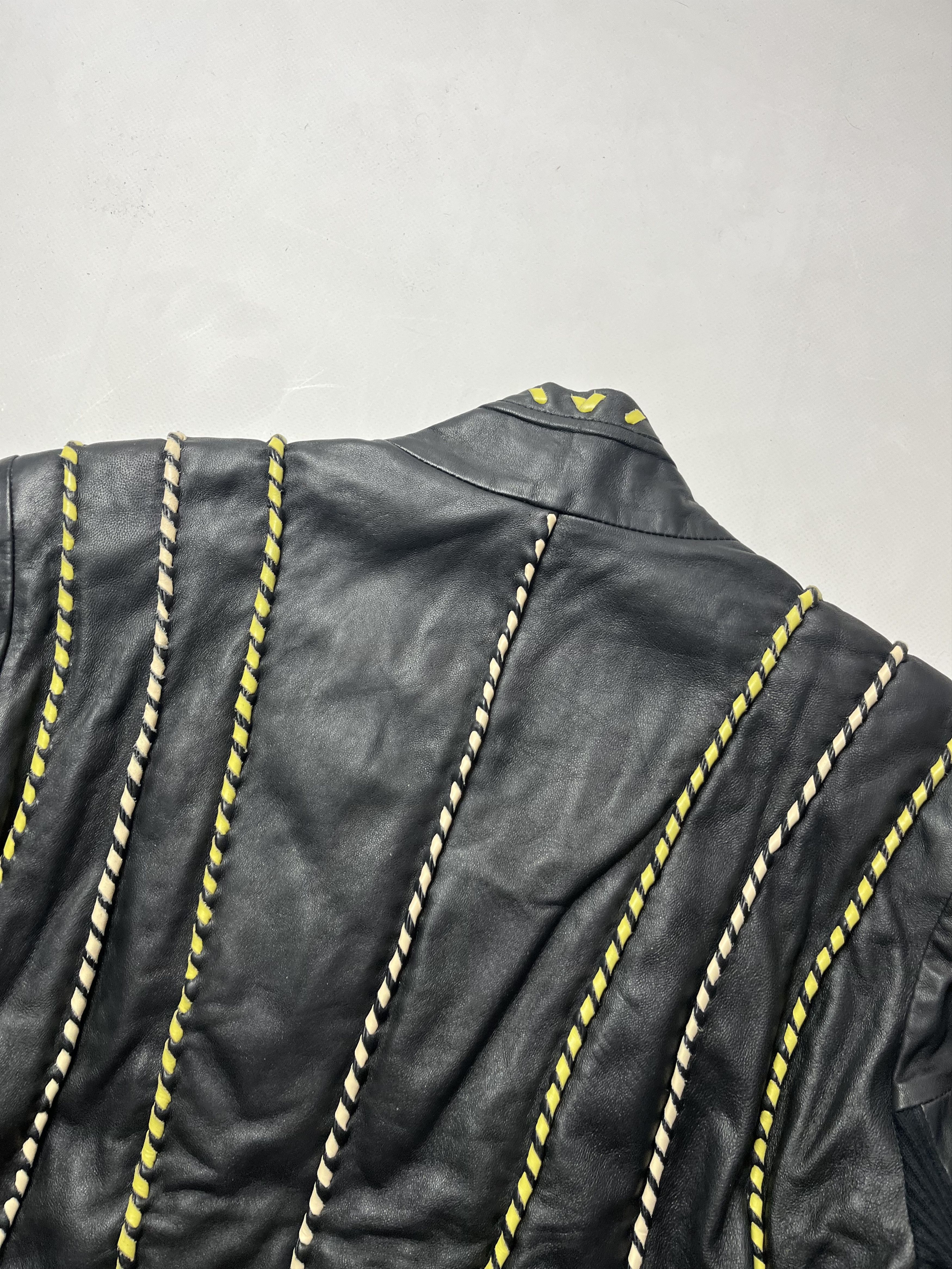 Roberto Cavalli Roberto Cavalli leather jacket Size L / US 10 / IT 46 - 19 Thumbnail
