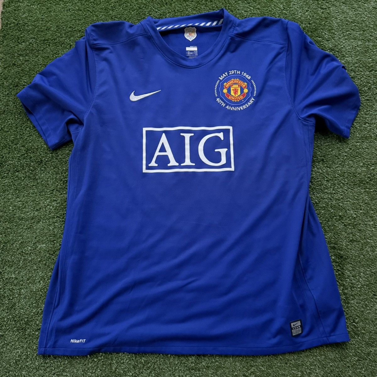 MANCHESTER UNITED 2007/2008 THIRD kit Authentic player