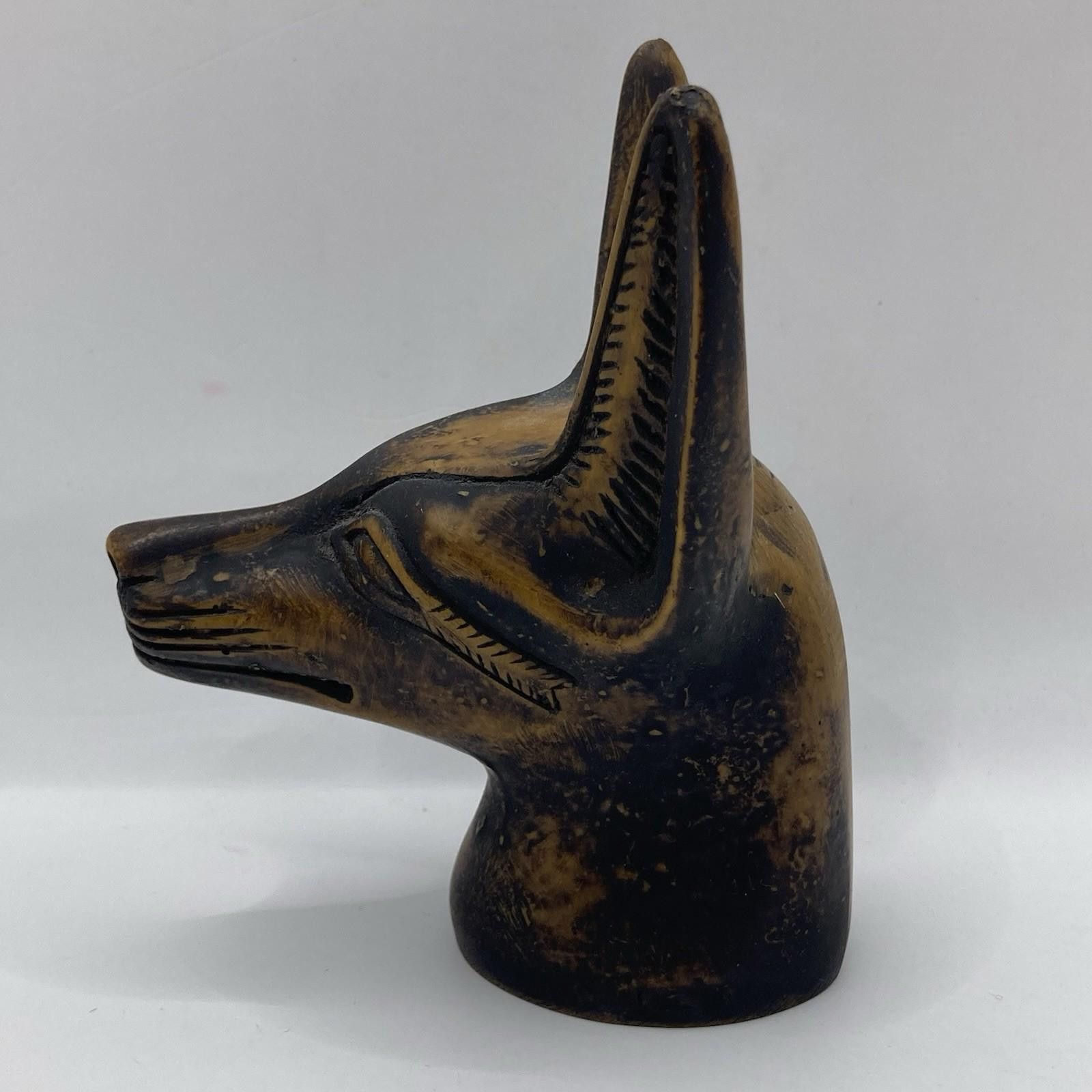 The Unbranded Brand Anubis Head Bust Egyptian Mythology God Head Statue 5 inches Size ONE SIZE - 2 Thumbnail