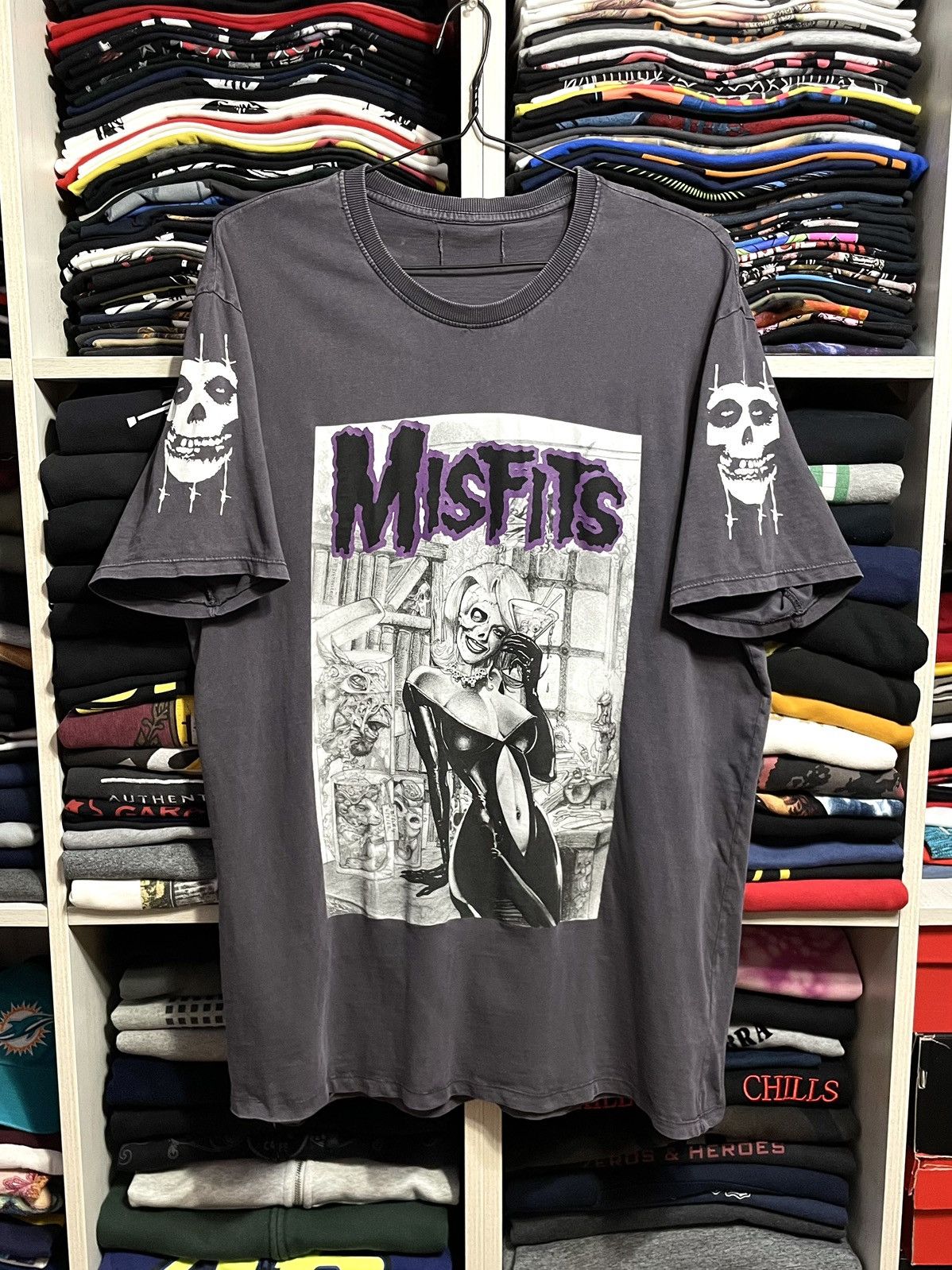 Band Tees Misfits Die, Die My Darling Crimson Ghost Punk Band T-Shirt Size US XL / EU 56 / 4 - 14 Thumbnail