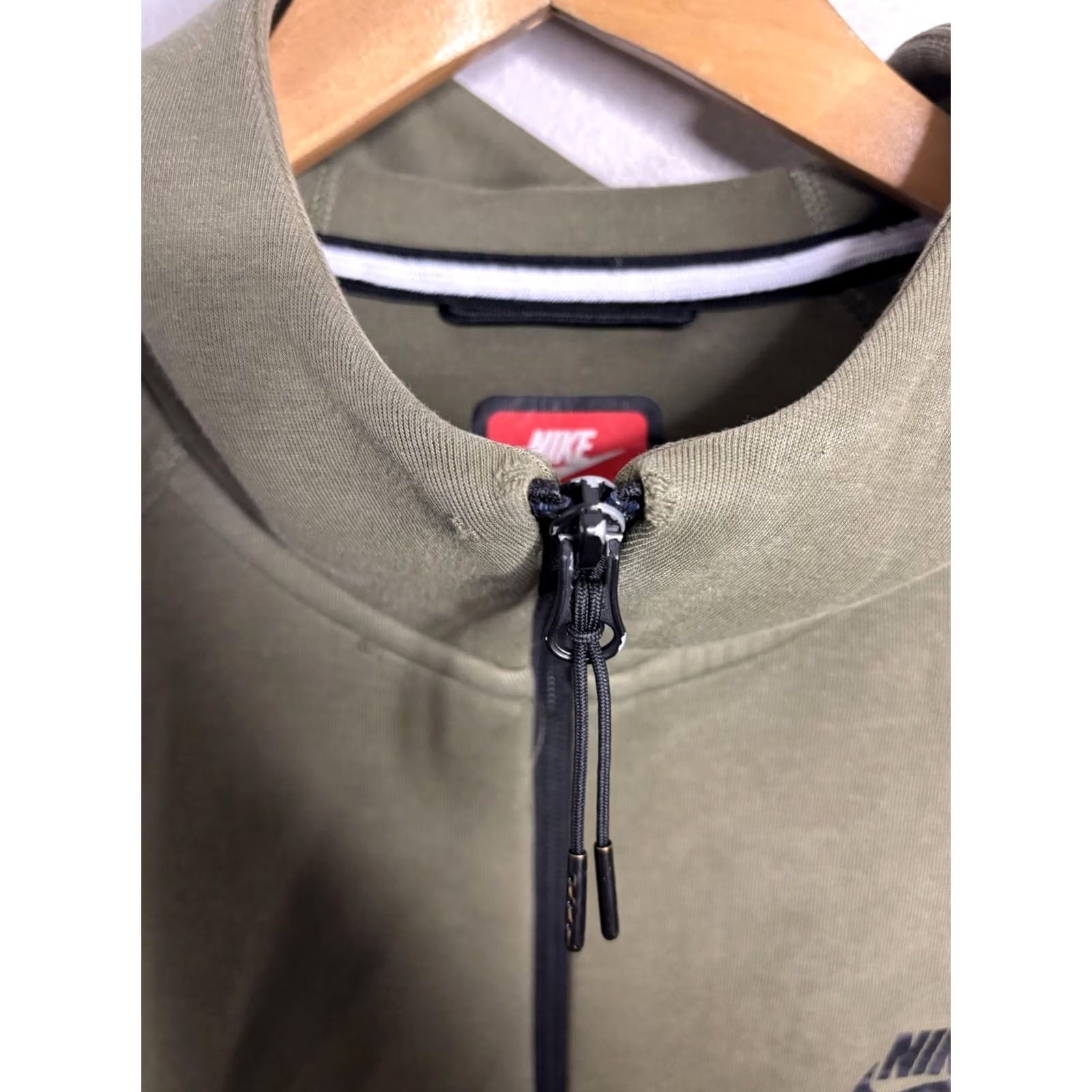 Nike Nike Hoodie Mens Large Green Full Zip Athletic Jacket Pockets Logo Swoosh Size US L / EU 52-54 / 3 - 3 Thumbnail