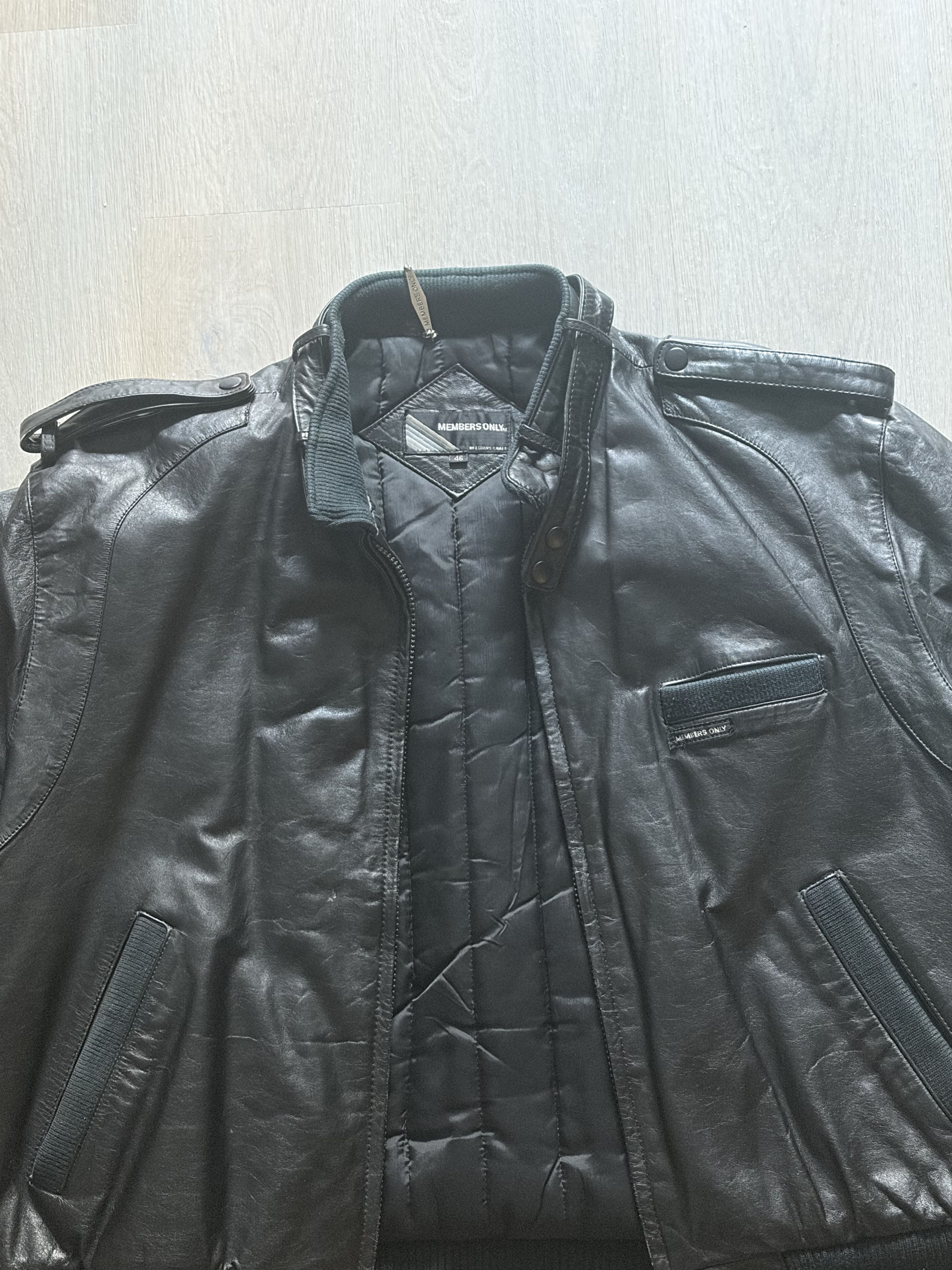 Members Only Genuine Leather Jacket Size US S / EU 44-46 / 1 - 5 Thumbnail