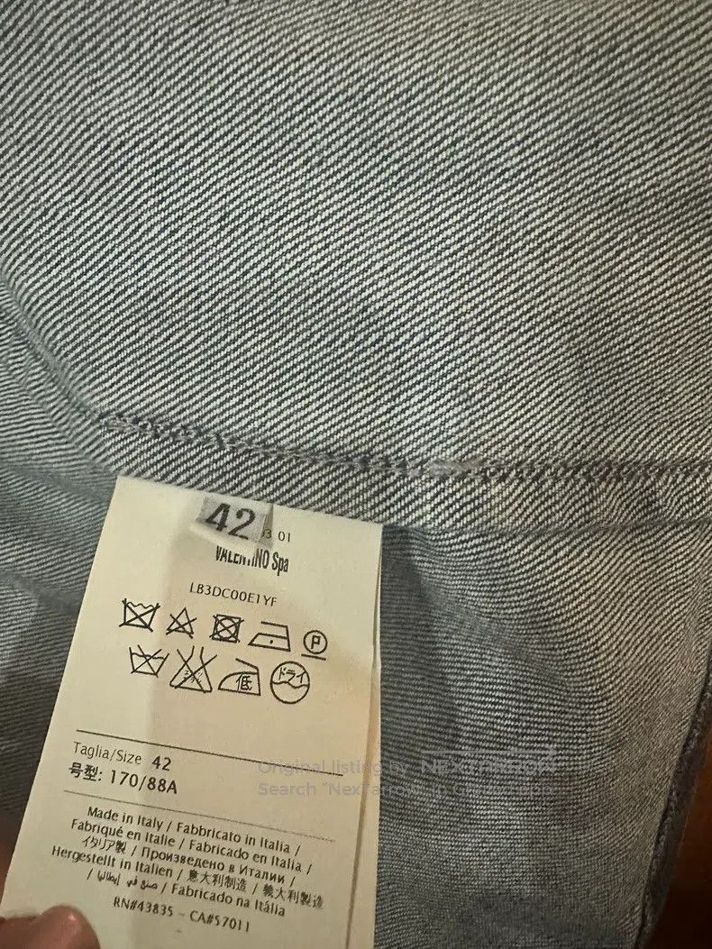 Valentino Valentino Embroidered denim jacket Size US XS / EU 42 / 0 - 4 Thumbnail