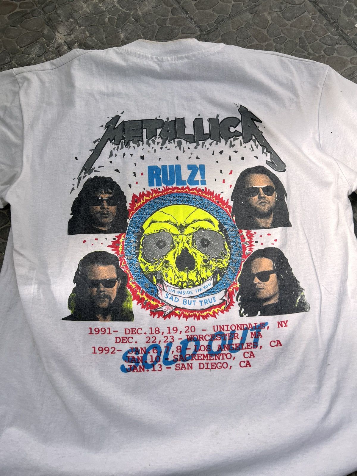 Vintage Vintage Metallica 1991 pushead Size US XL / EU 56 / 4 - 8 Thumbnail